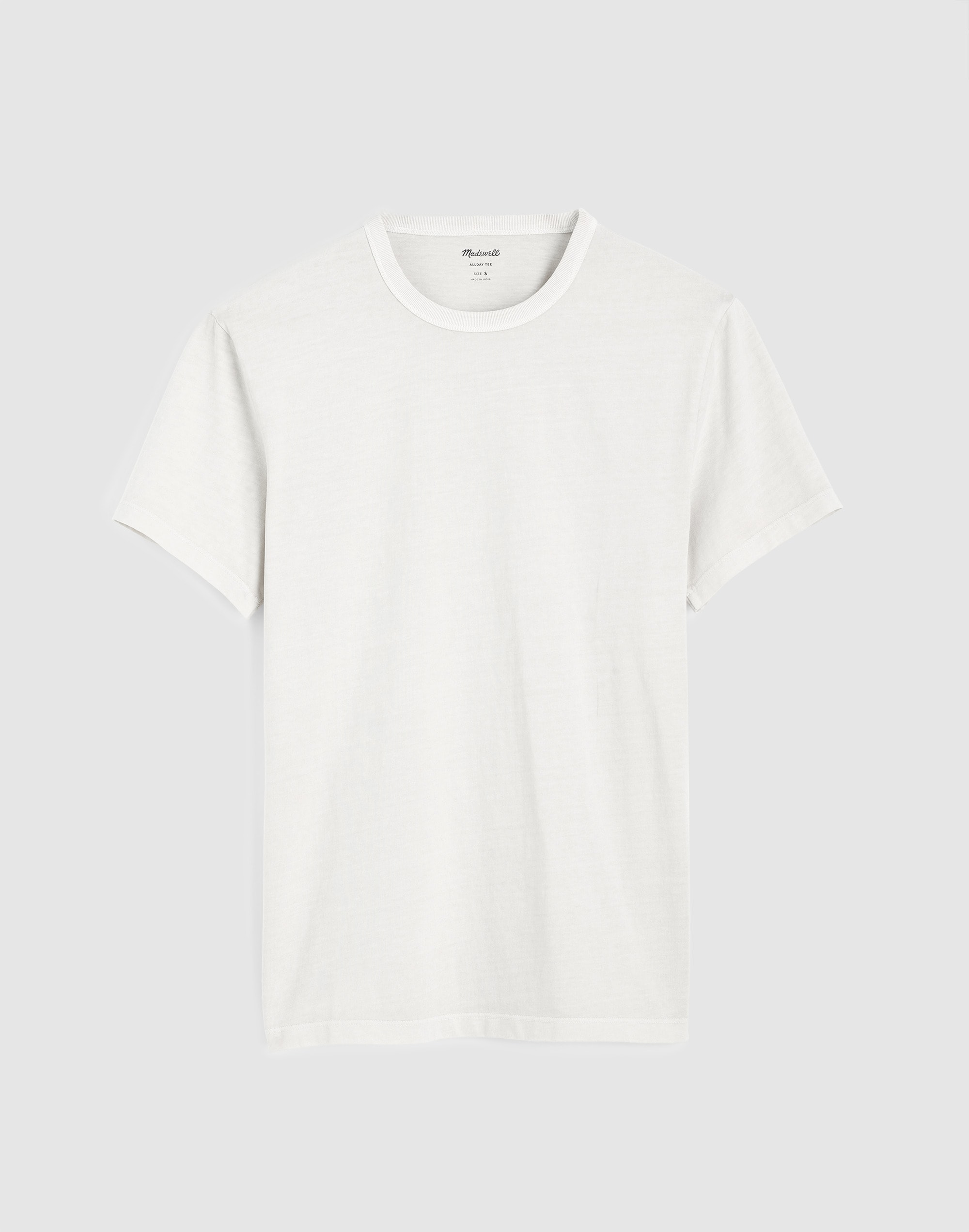 Madewell Garment-dyed Allday Crewneck Pocket Tee In Lighthouse