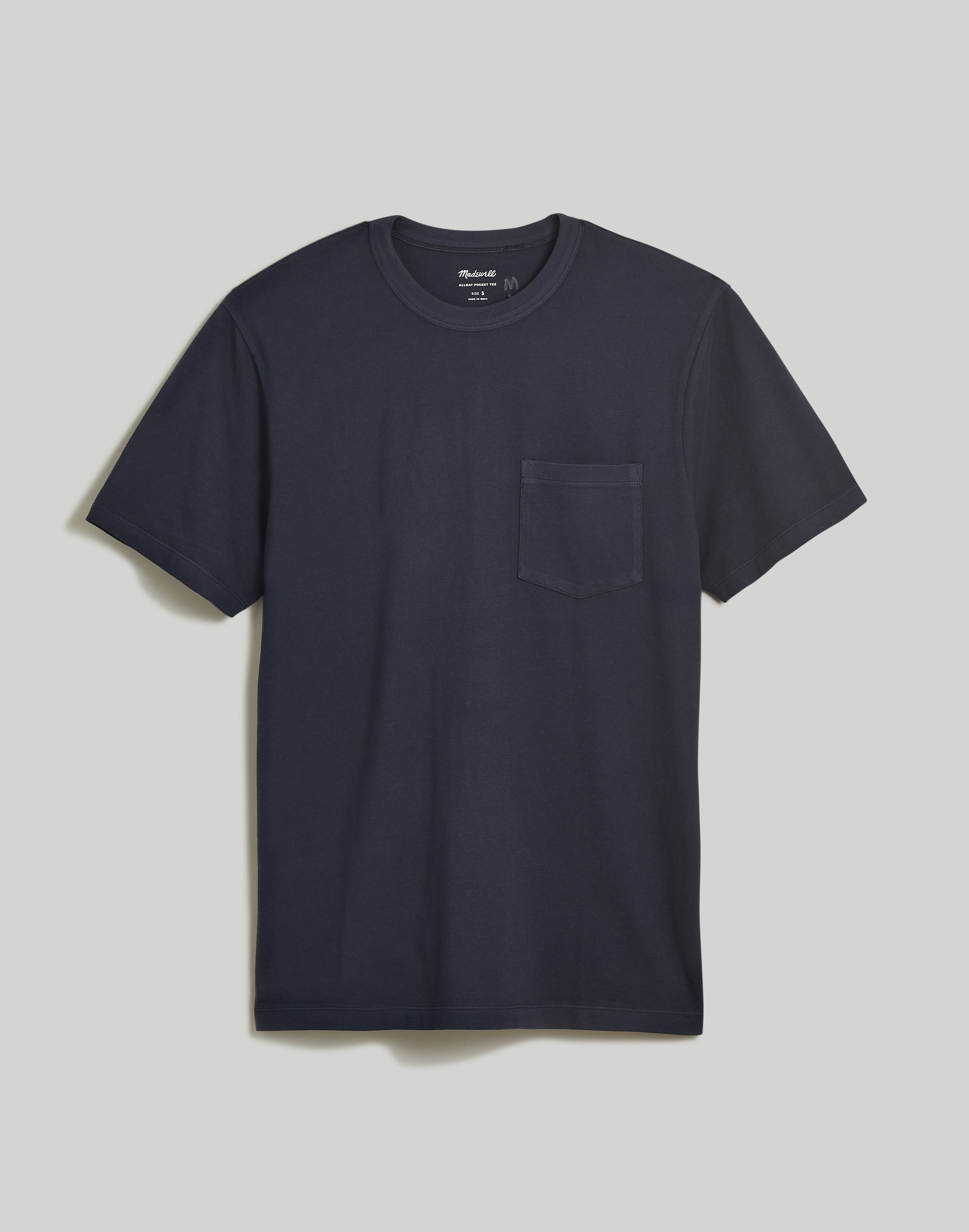 Garment-Dyed Allday Crewneck Pocket Tee