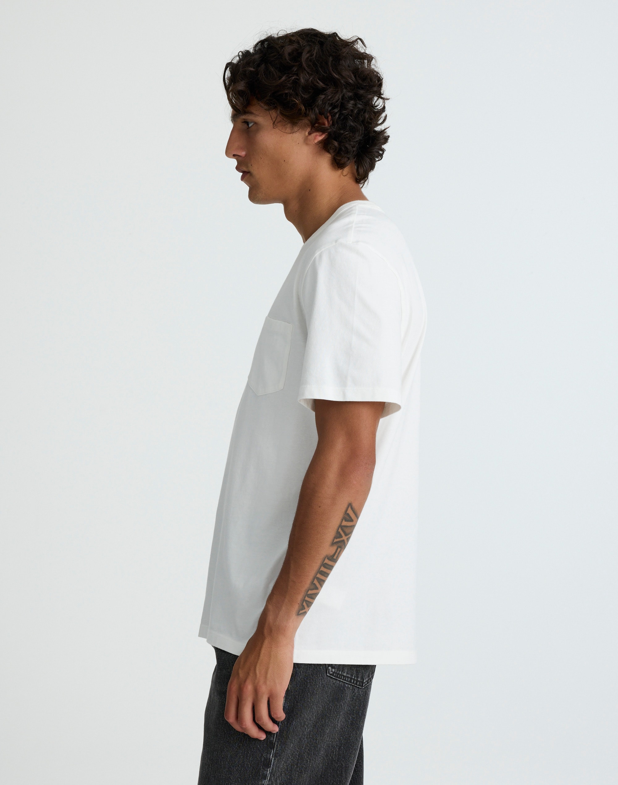 Garment-Dyed Allday Crewneck Pocket Tee