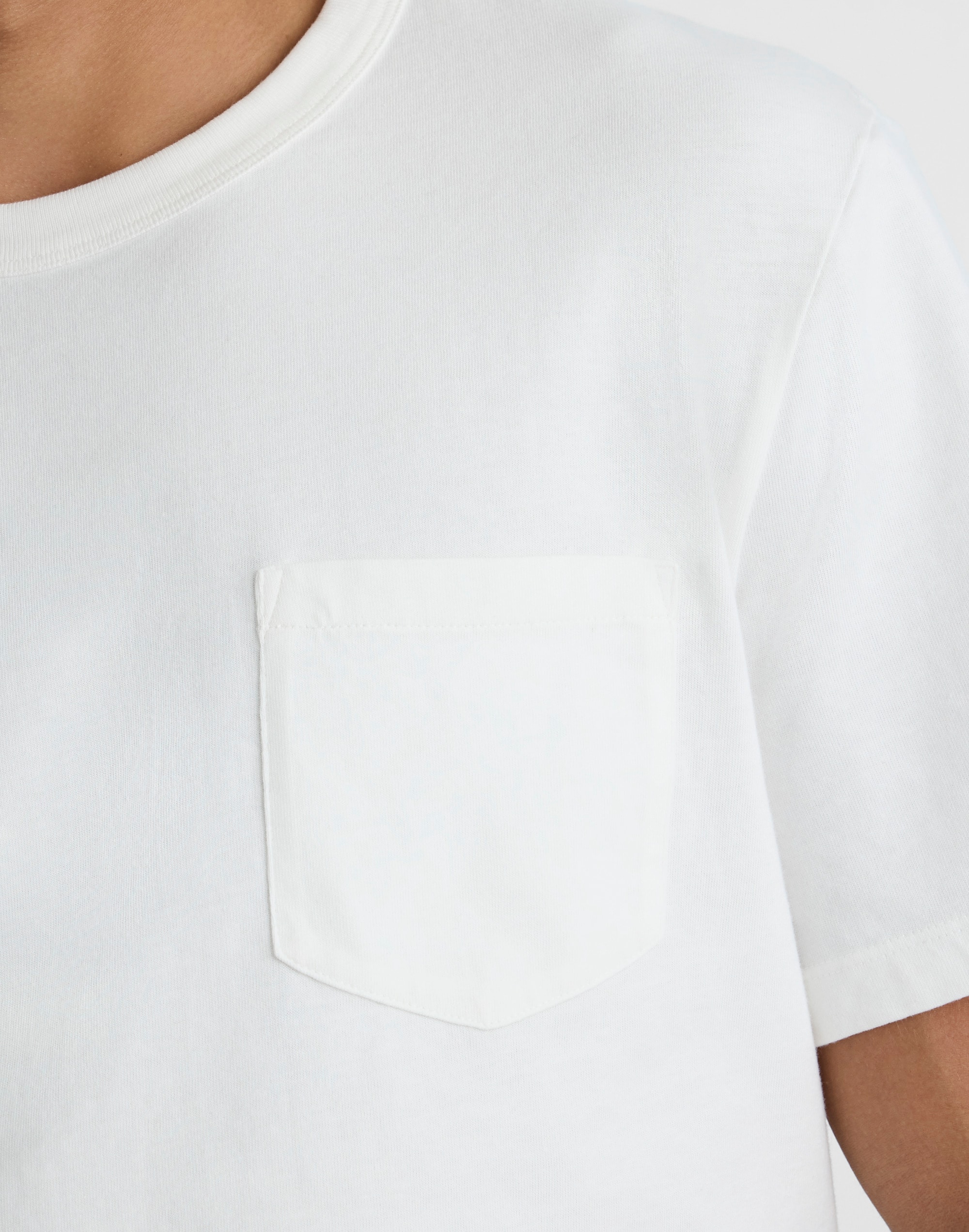 Garment-Dyed Allday Crewneck Pocket Tee