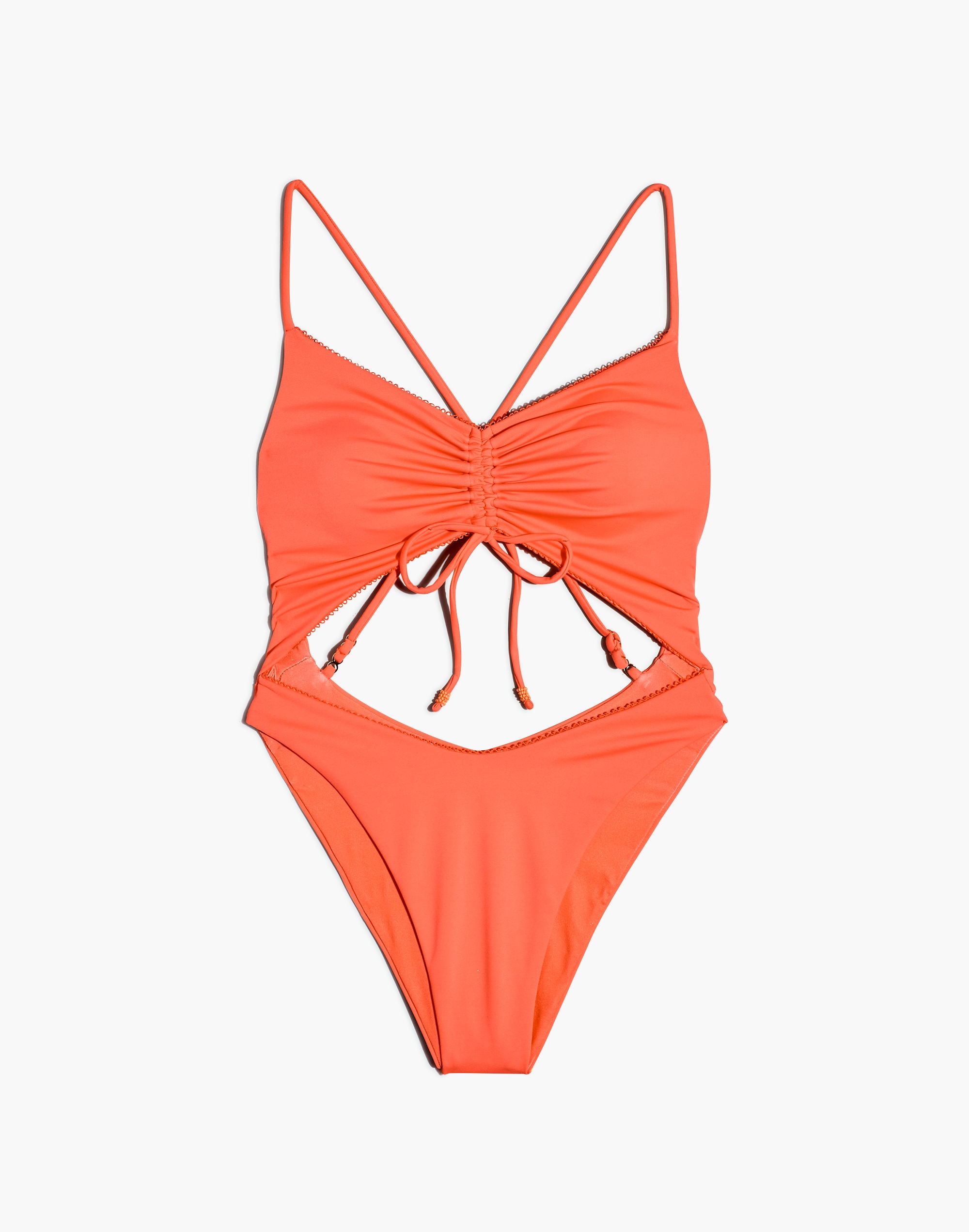 Mw Agua Bendita Dainy One-piece Swimsuit In Coral