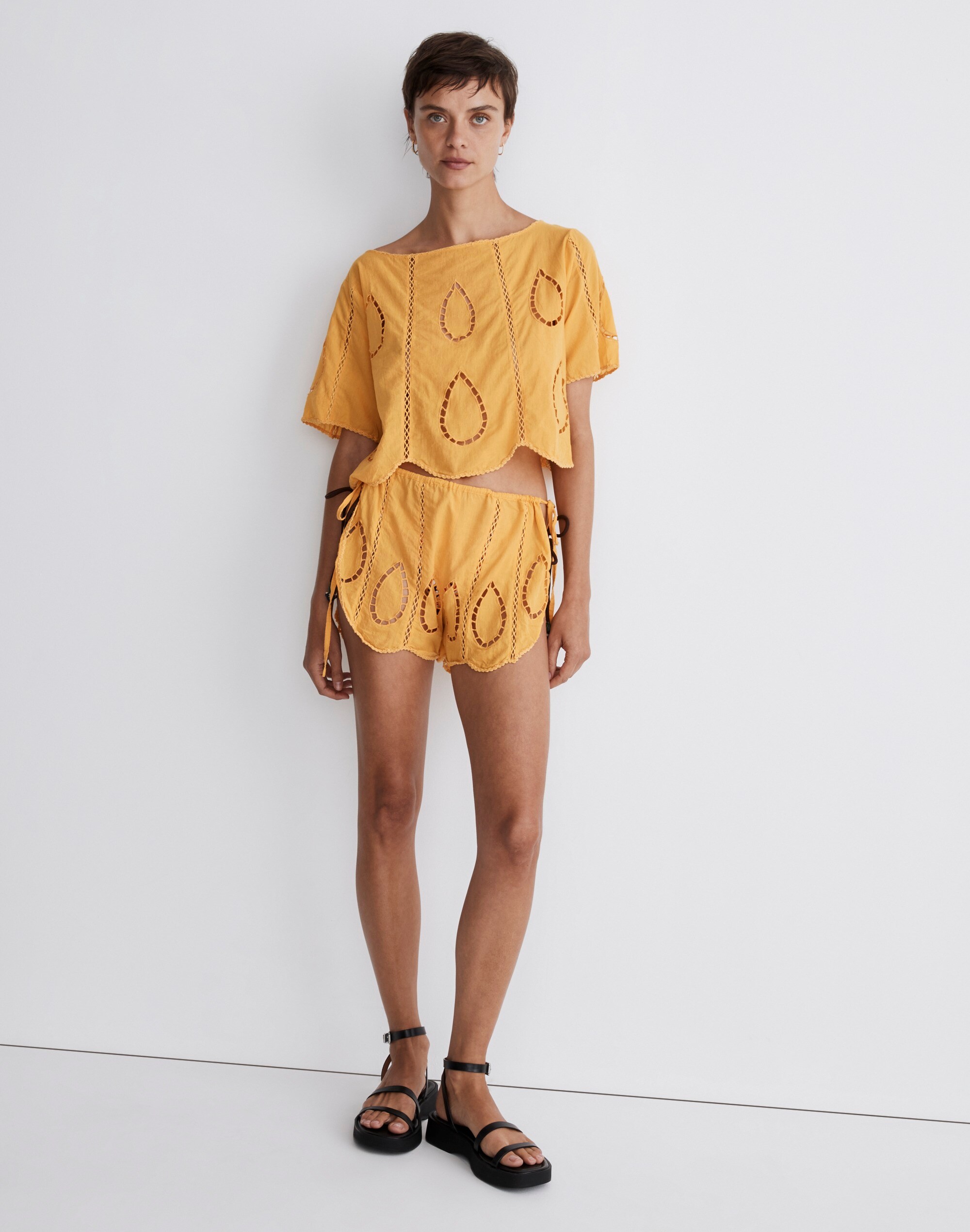 Agua Bendita Bree Cover-Up Shorts