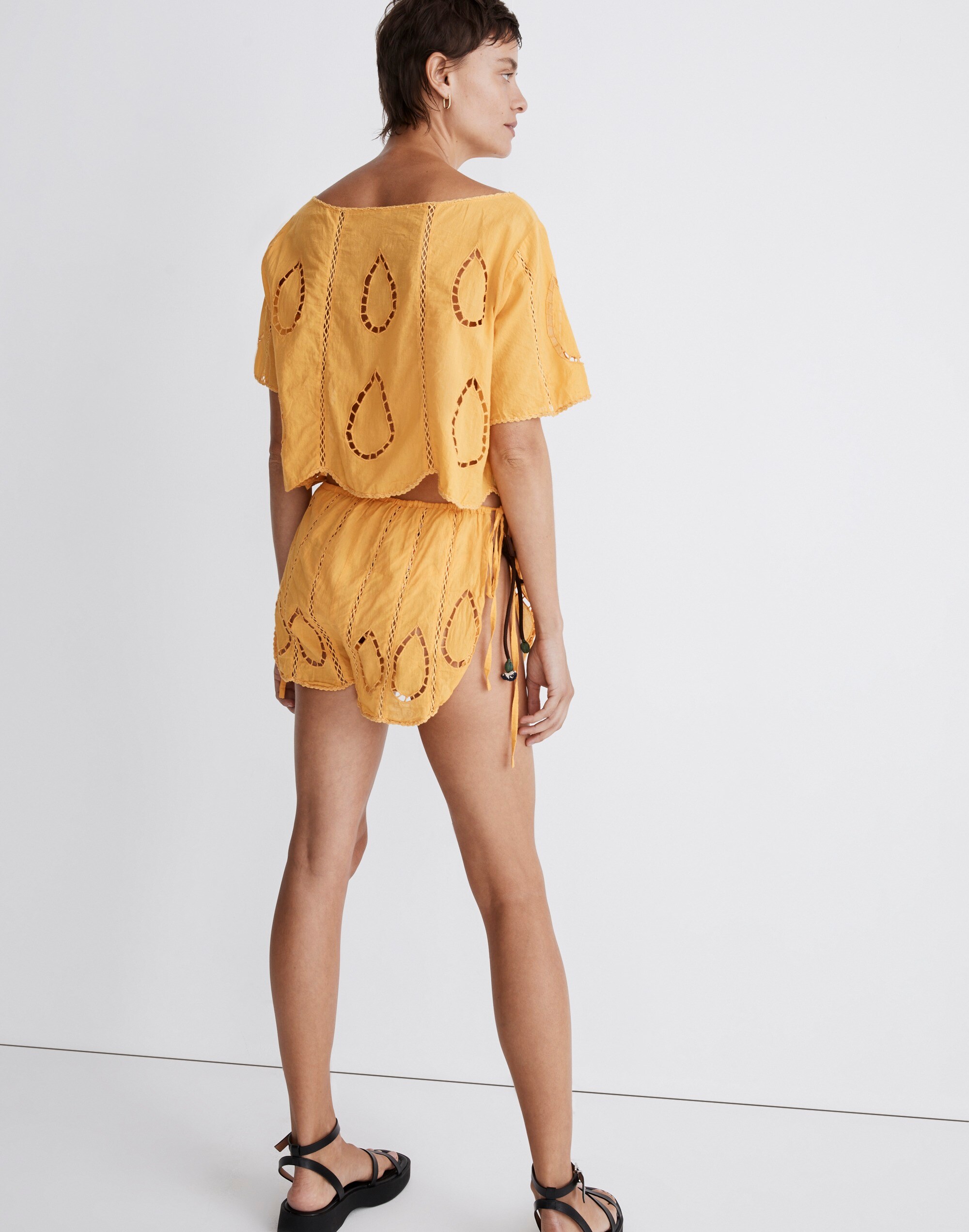 Agua Bendita Bree Cover-Up Shorts