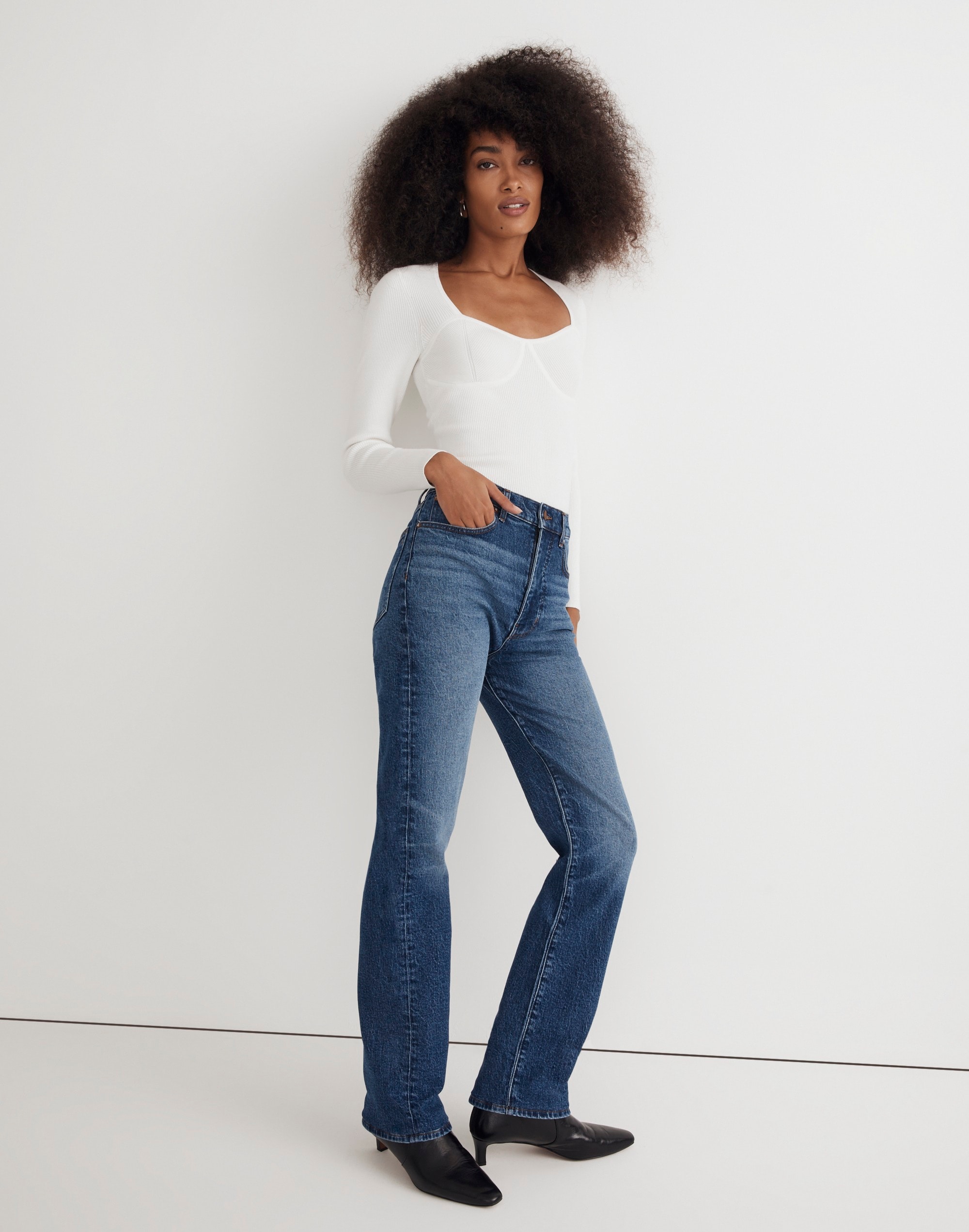 The Tall '90s Straight Jean in Barlow Wash