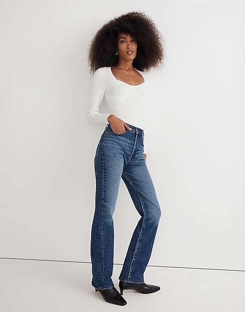 The '90s Straight Jean in Barlow Wash
