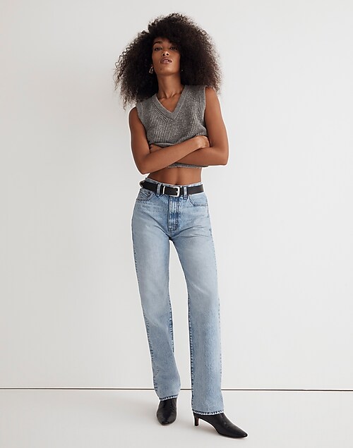 The '90s Straight Jean in Mercer Wash