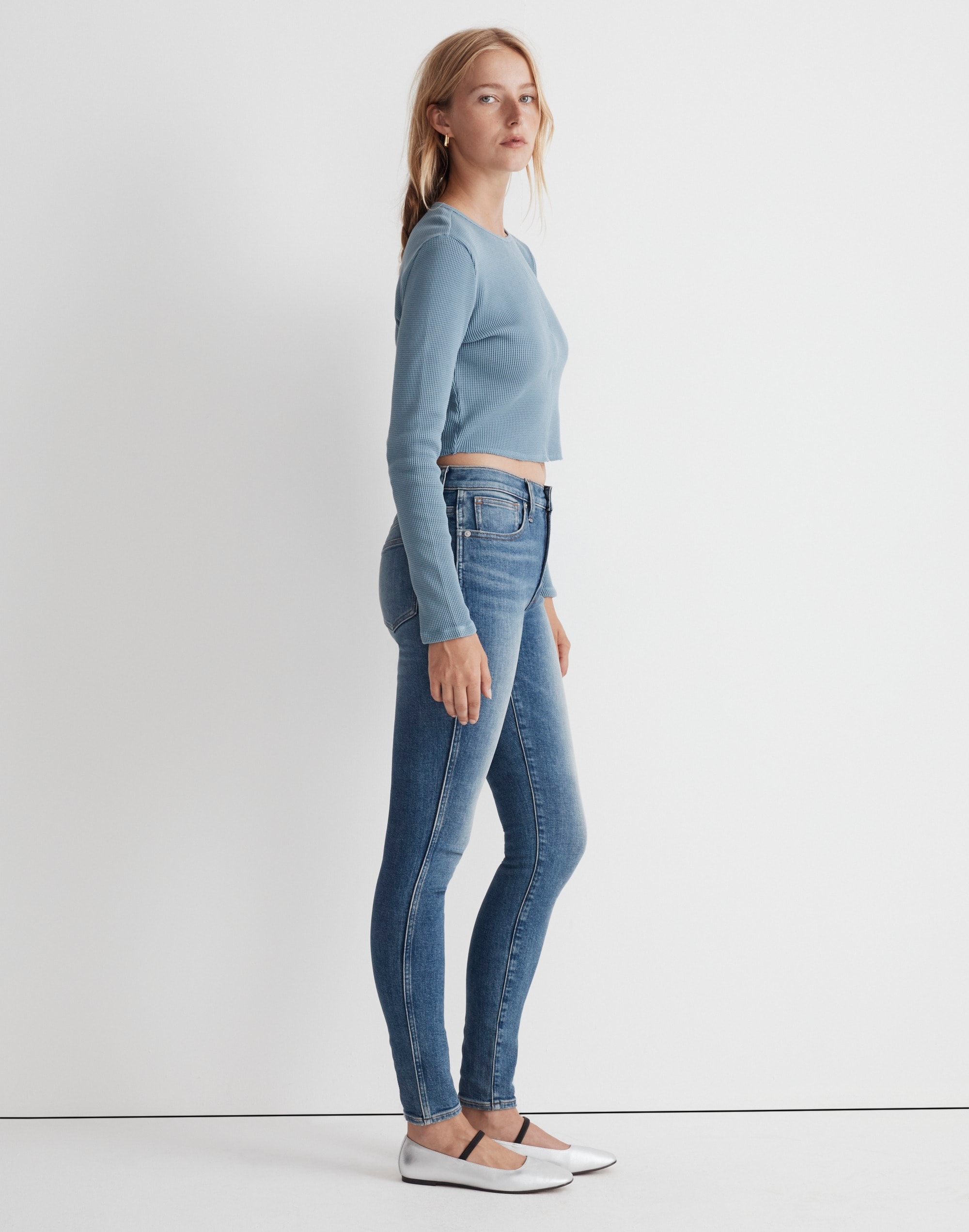 Petite 10" High-Rise Skinny Jeans