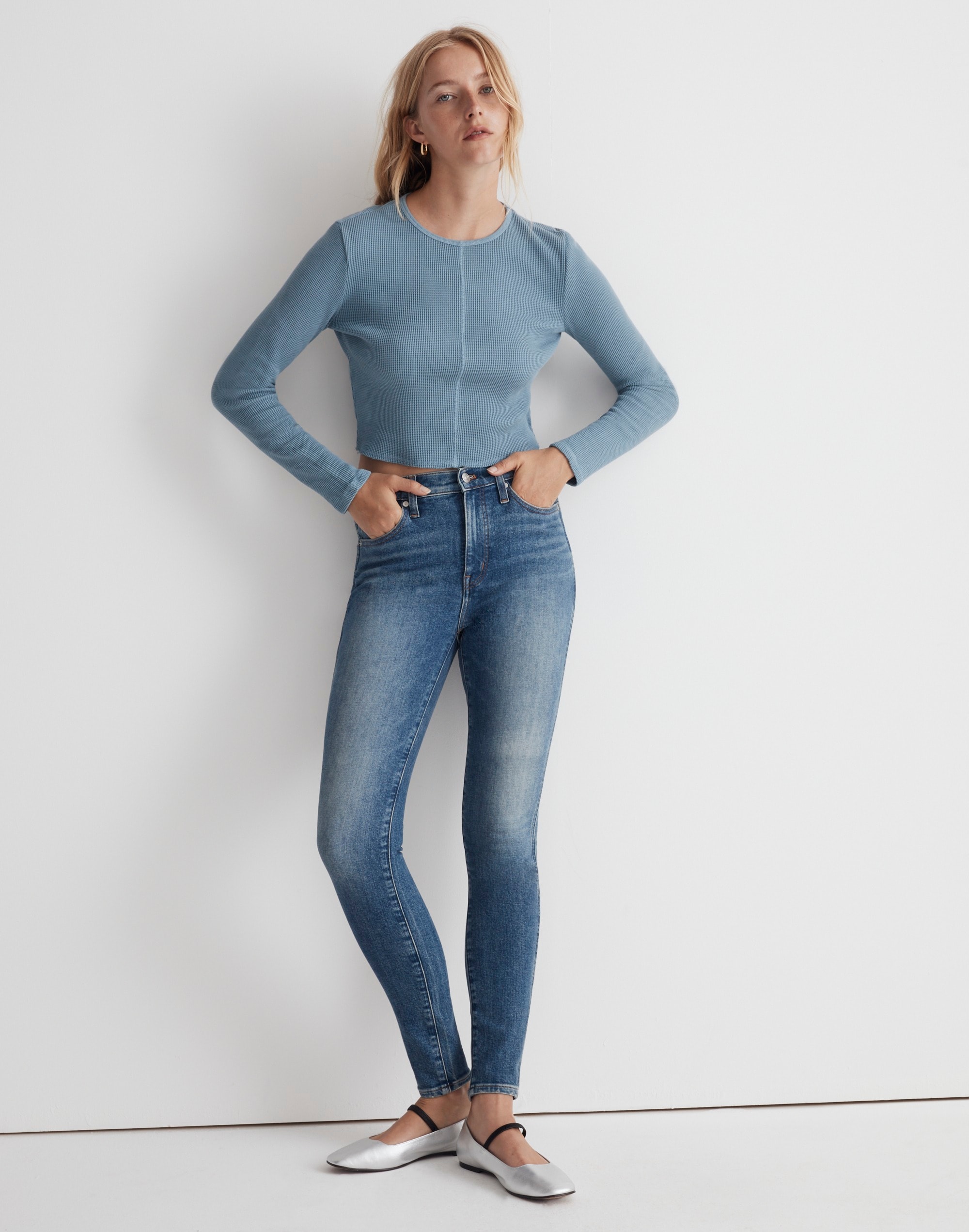 Petite 10" High-Rise Skinny Jeans