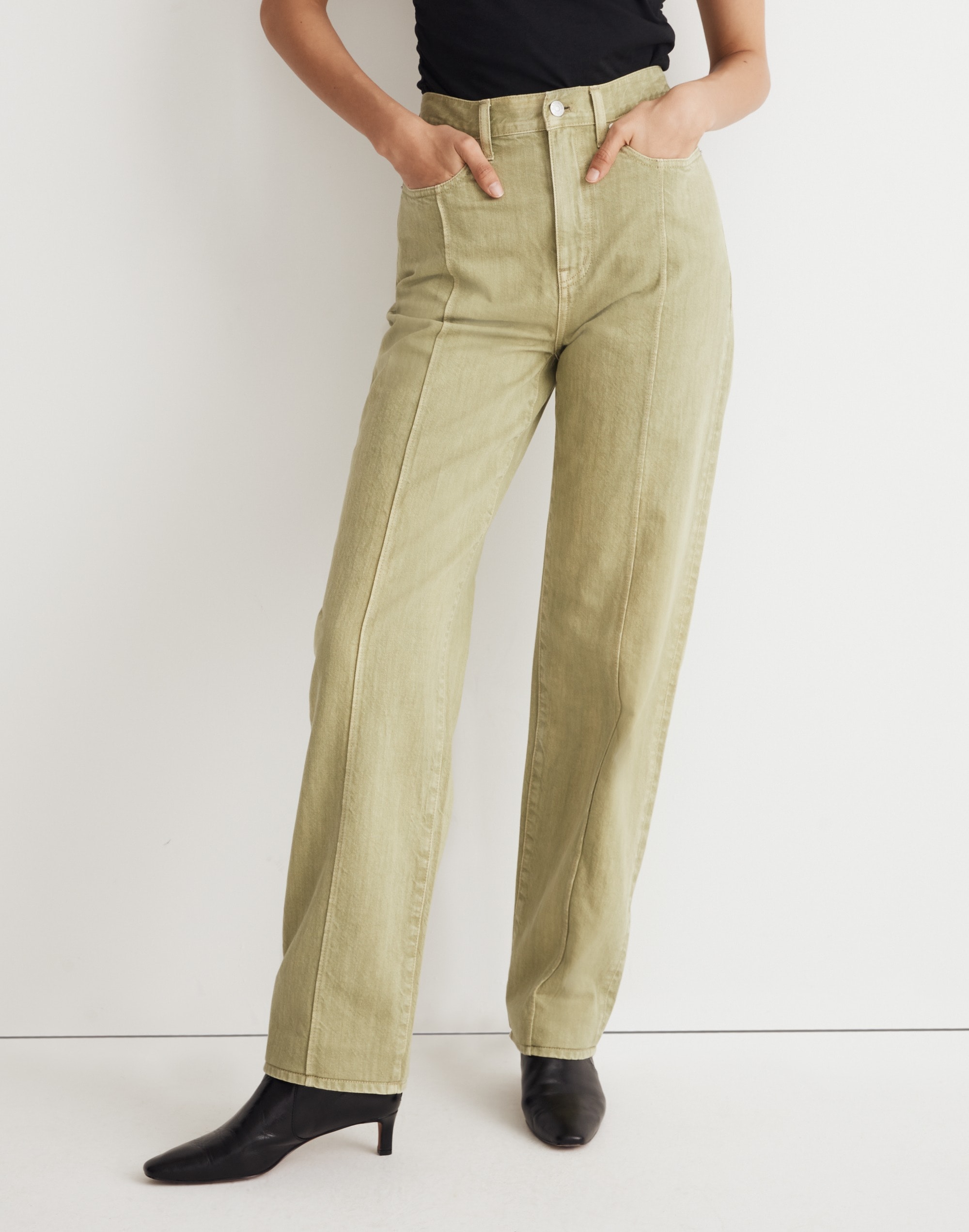 Baggy Straight Jeans: Garment-Dyed Edition