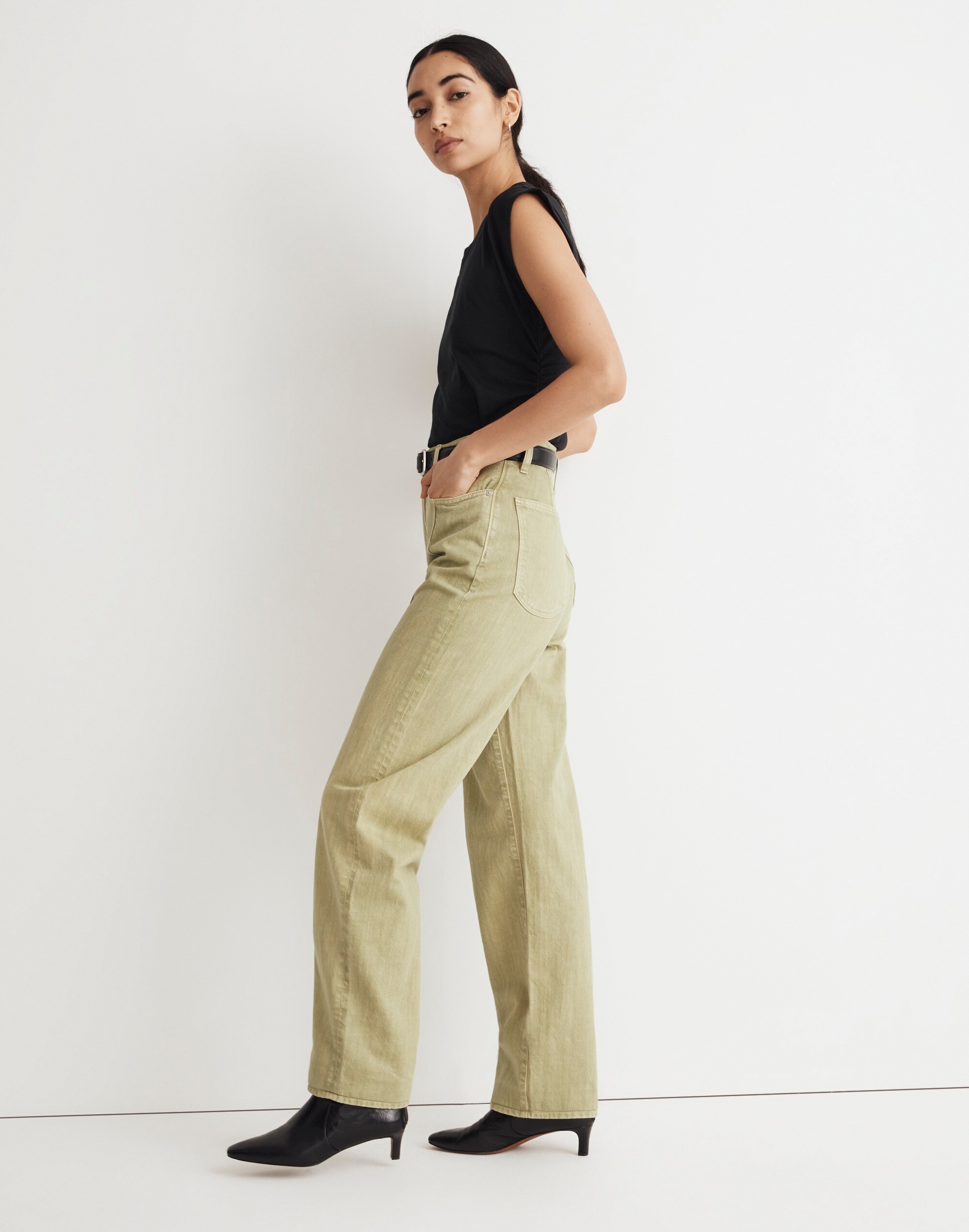 Baggy Straight Jeans: Garment-Dyed Edition