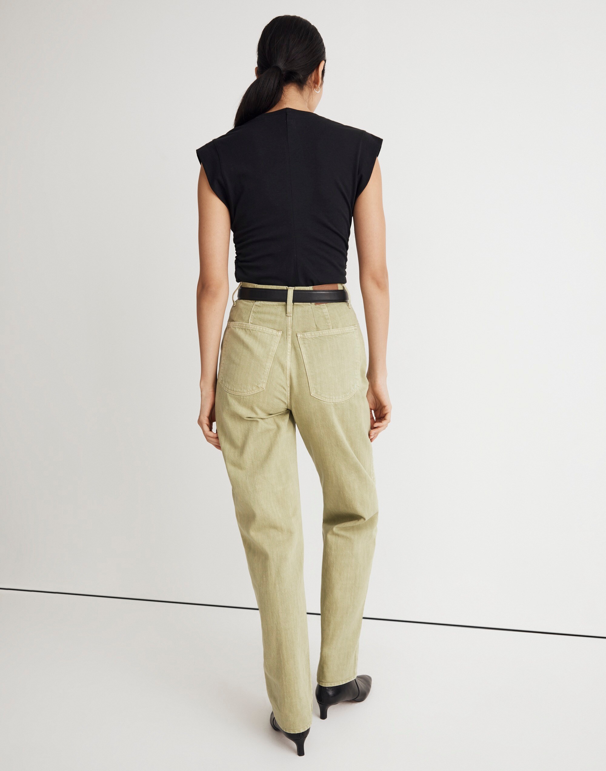 Baggy Straight Jeans: Garment-Dyed Edition