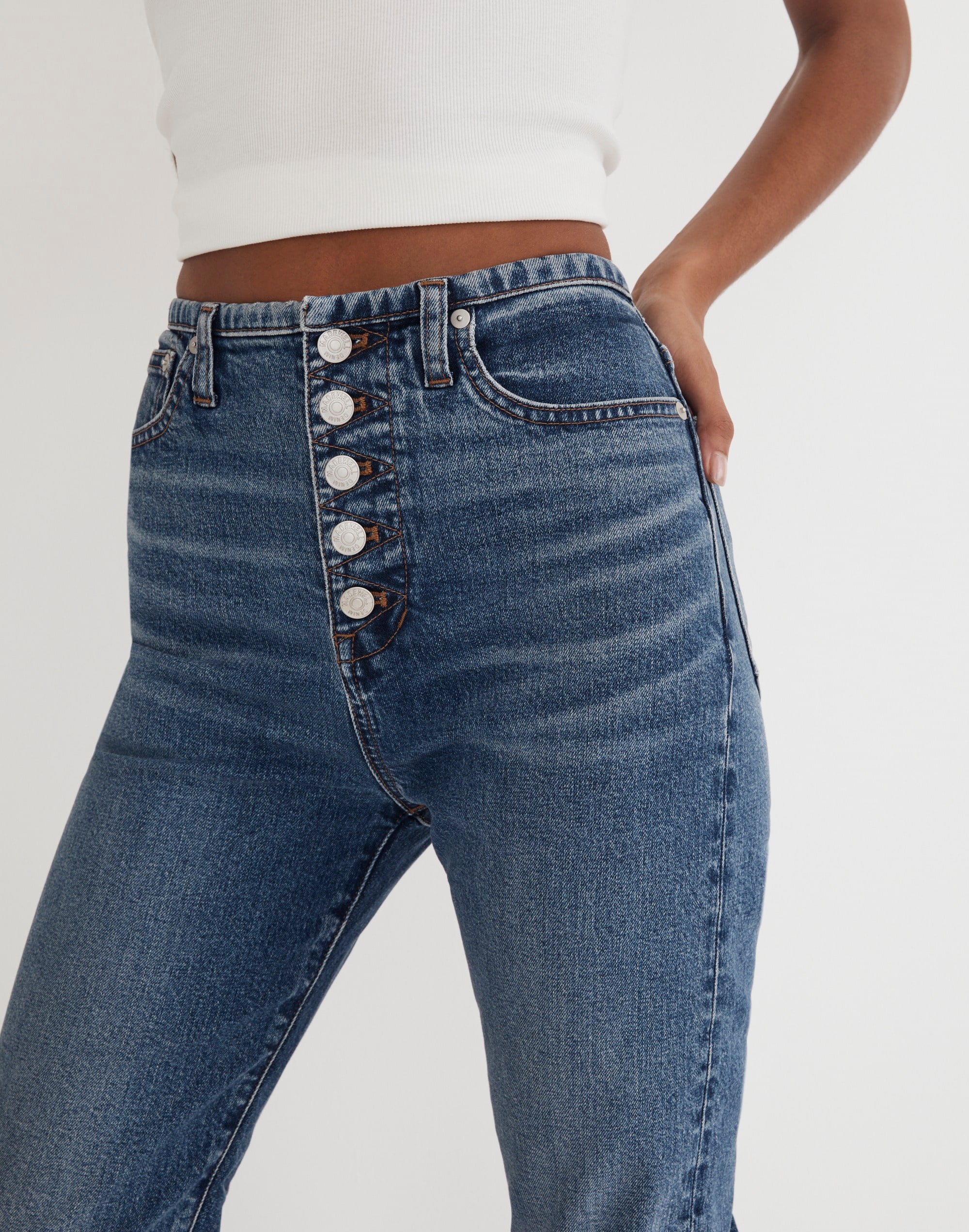 The '90s Straight Jean in Liola Wash: Binded-Waist Edition