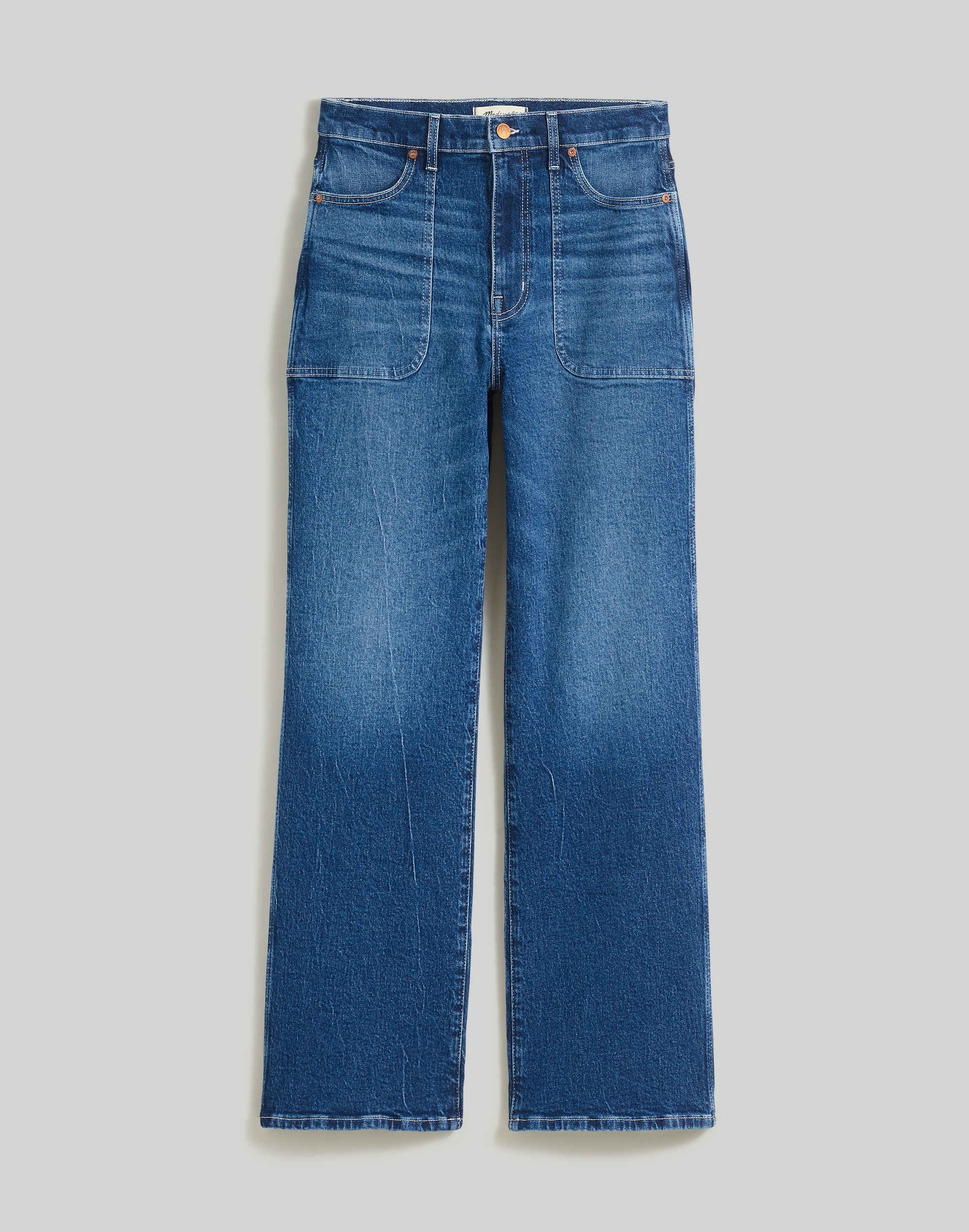 The Perfect Vintage Wide-Leg Jean in Raynor Wash: Pocket Edition