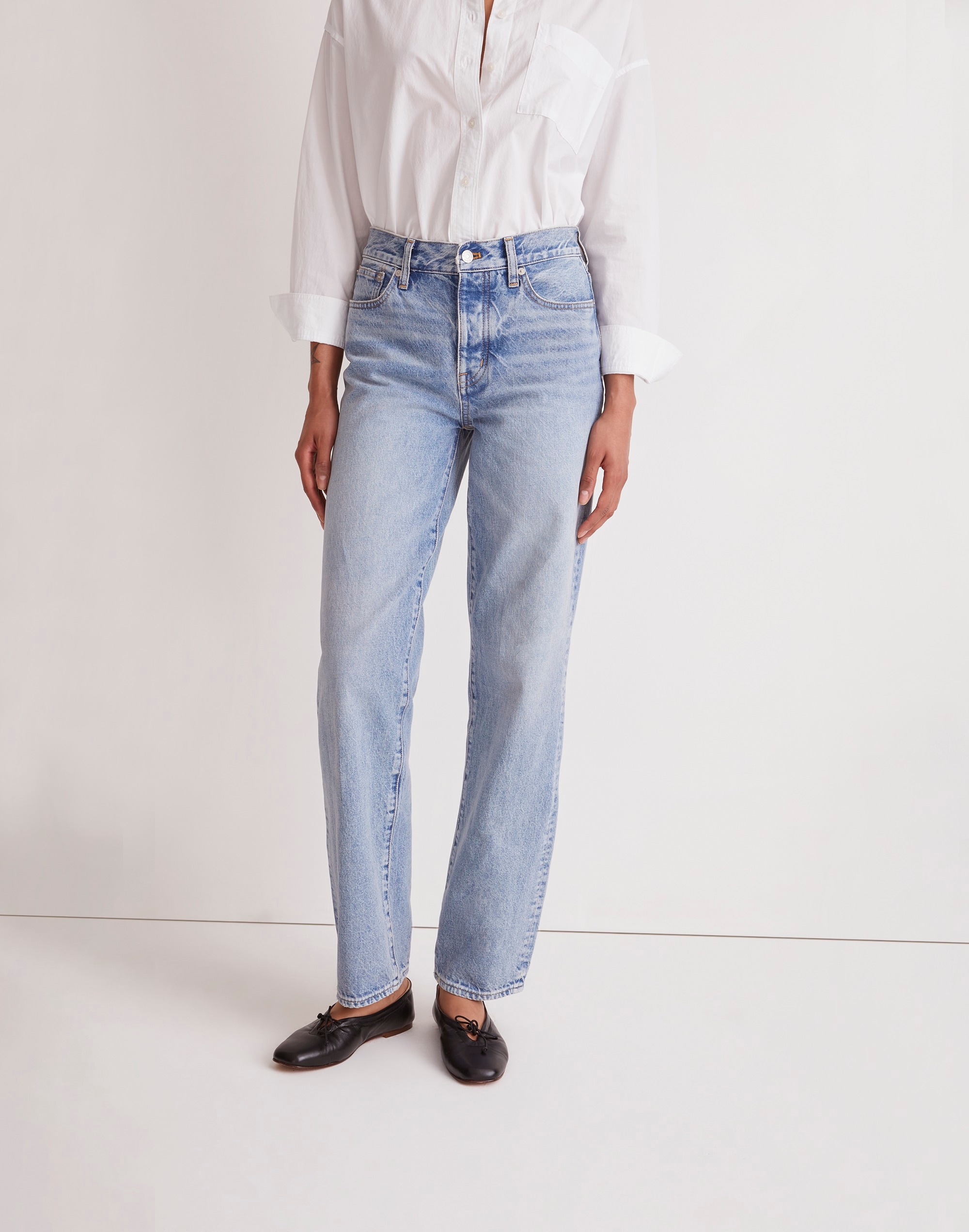 Tall Low-Slung Straight Jeans