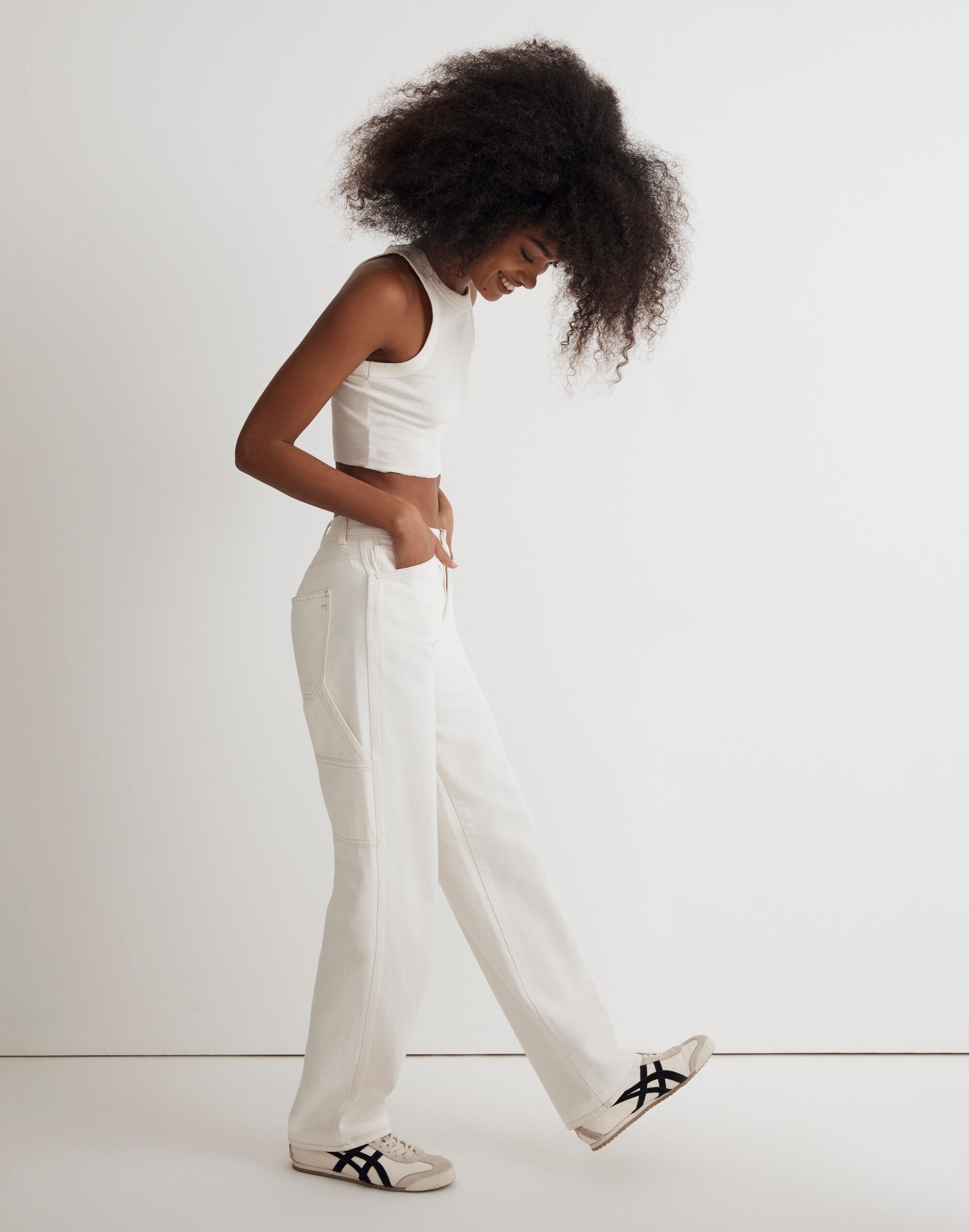 Low-Slung Straight Carpenter Jeans