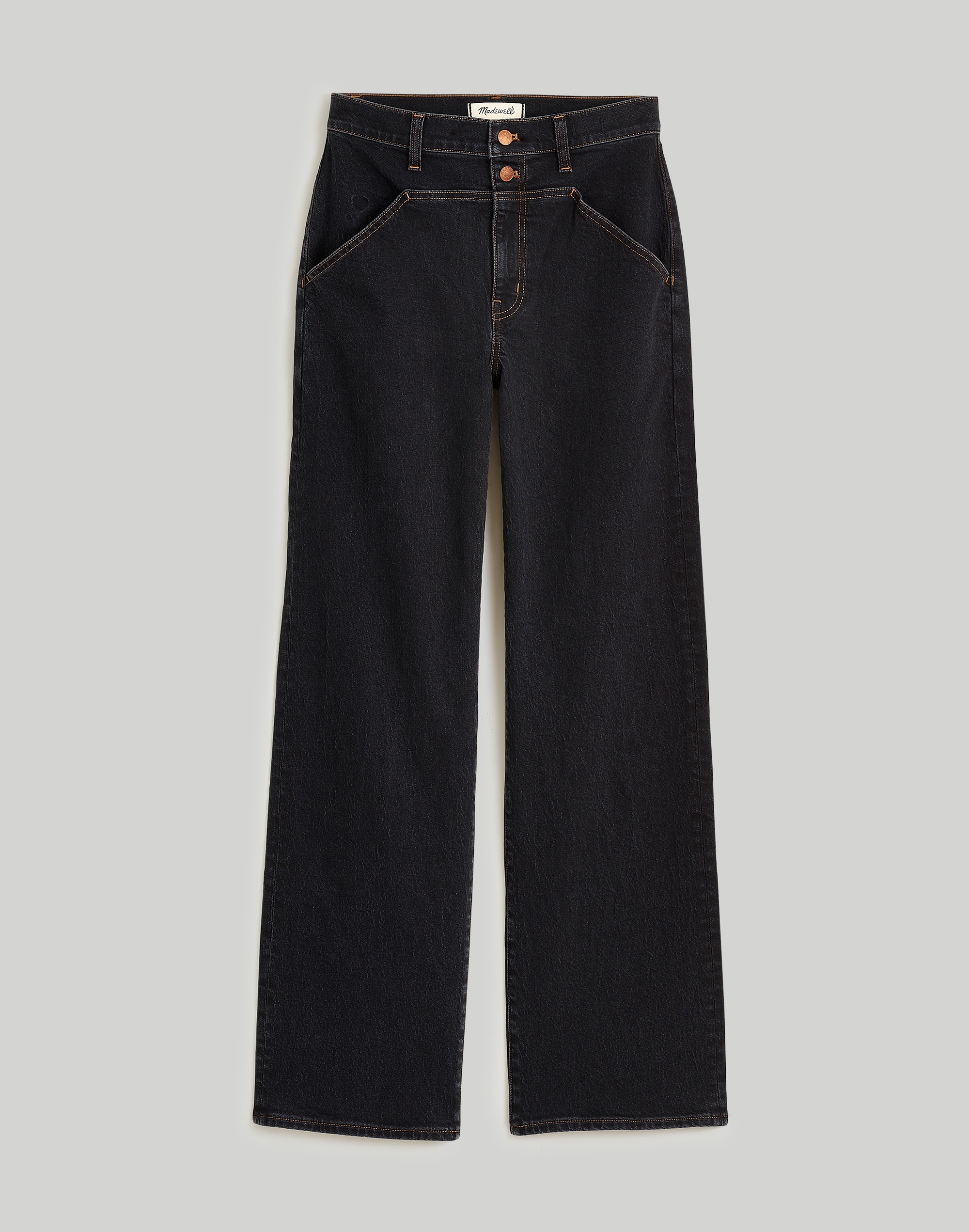 The Perfect Vintage Wide-Leg Jean in Bryers Wash: Yoke Edition