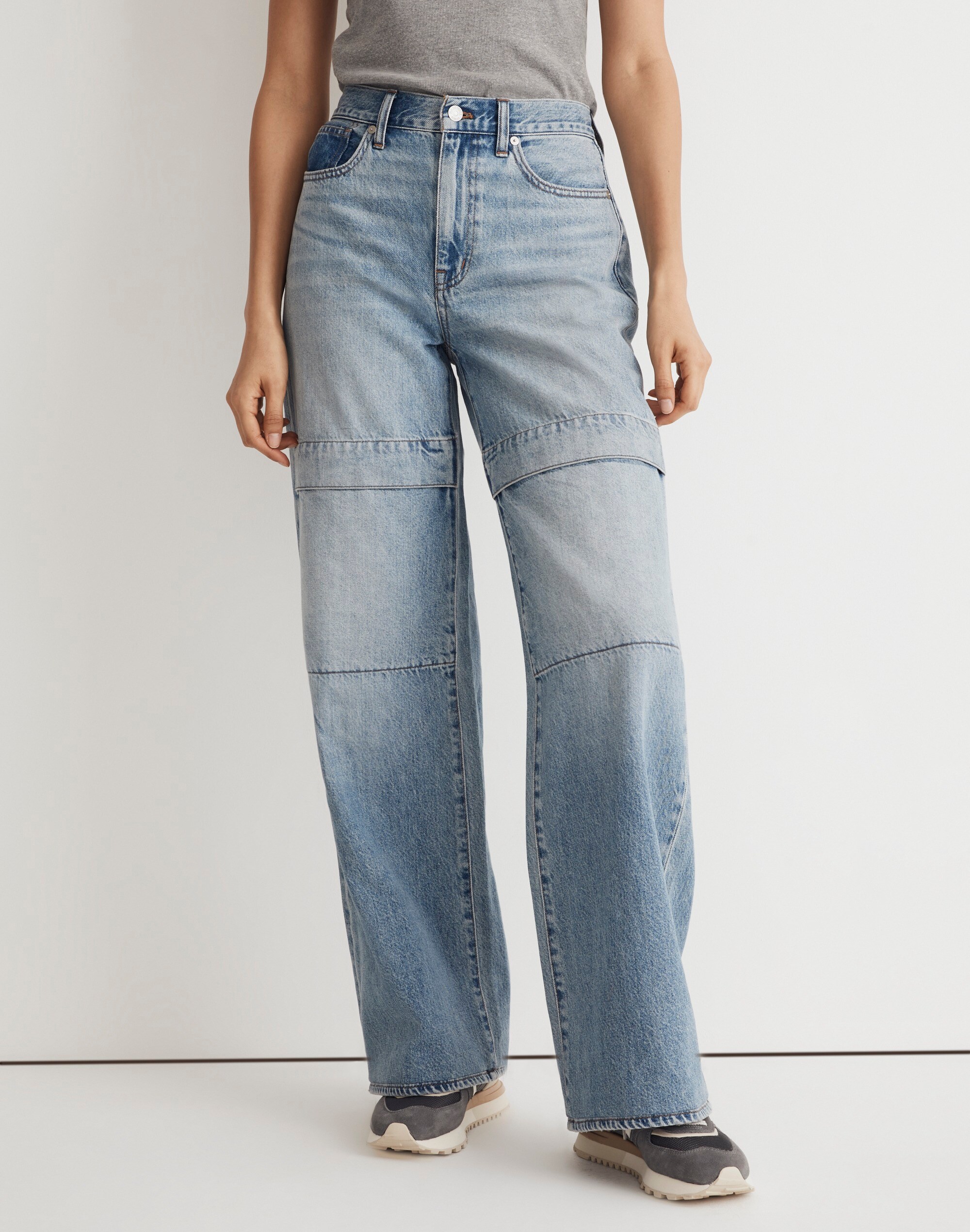Superwide-Leg Jeans in Larkins Wash