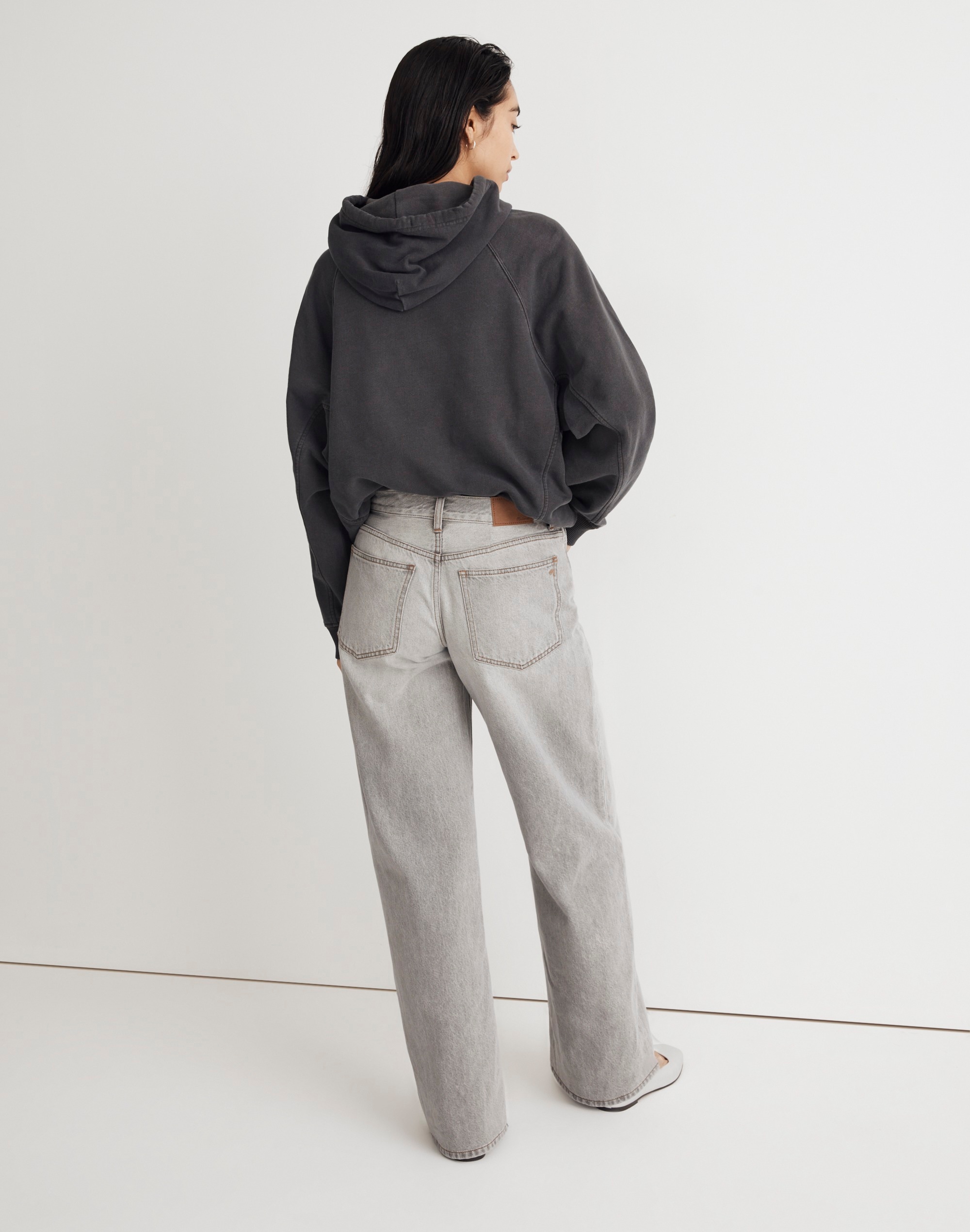 Low-Rise Superwide-Leg Jeans