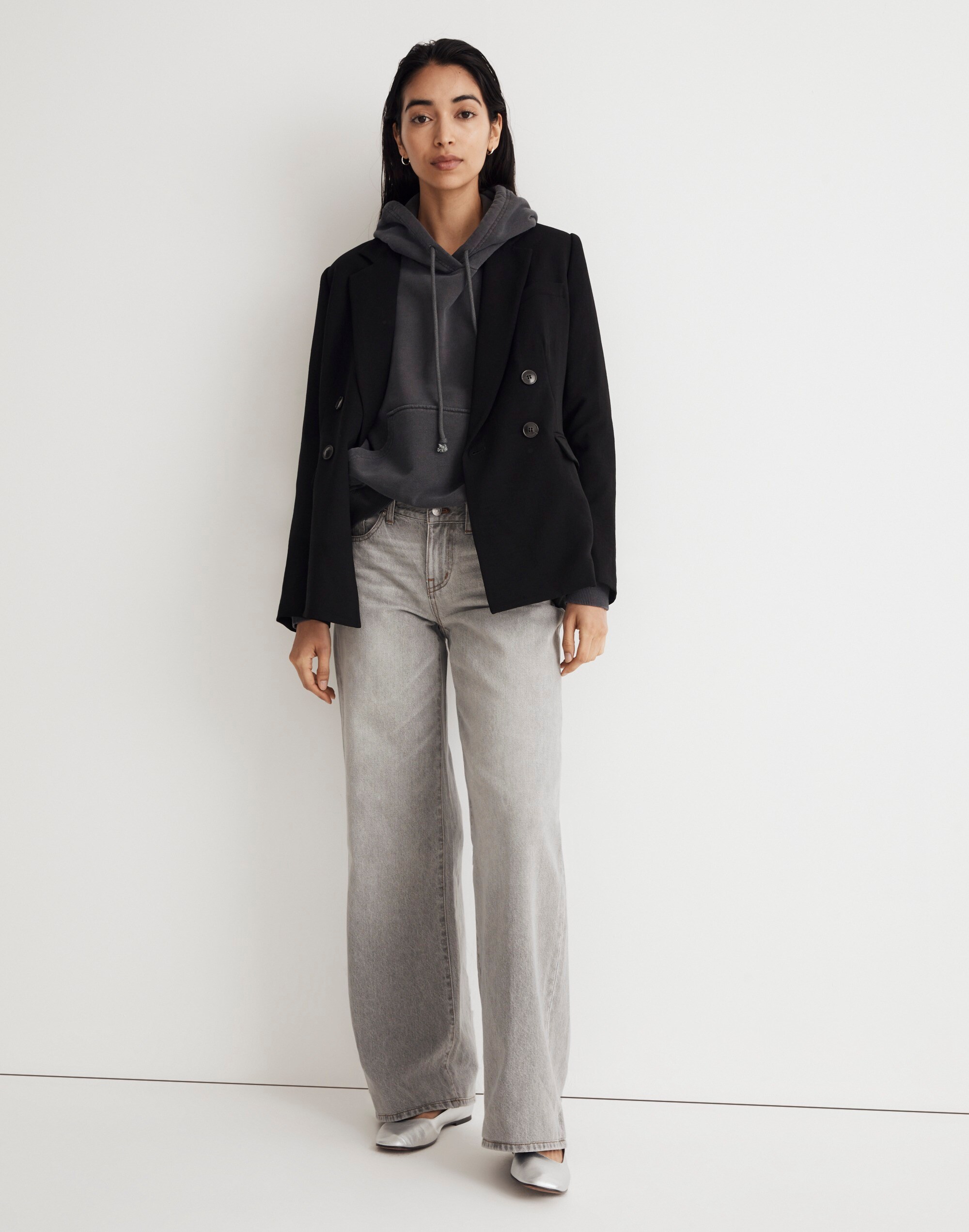 Low-Rise Superwide-Leg Jeans