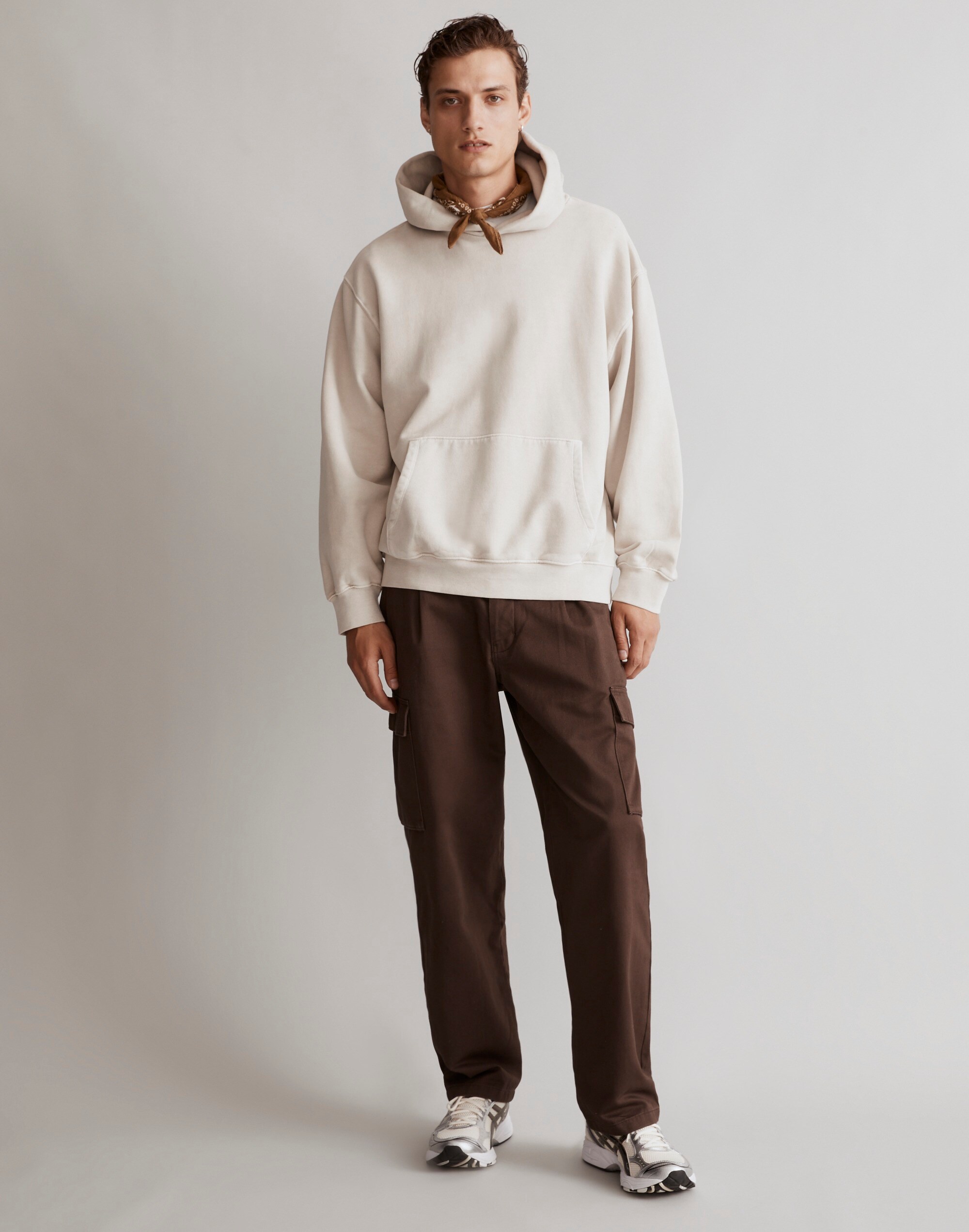 Pleated Cargo Pants