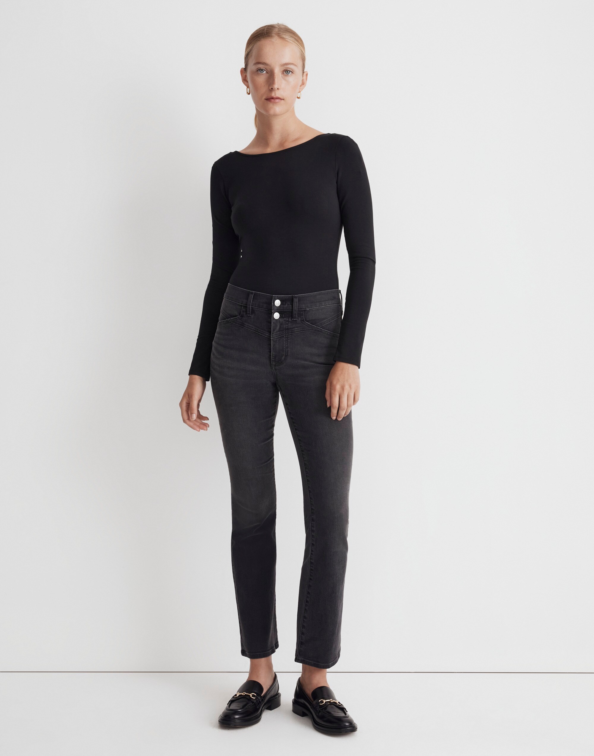 Kick Out Crop Jeans in Beckley Wash