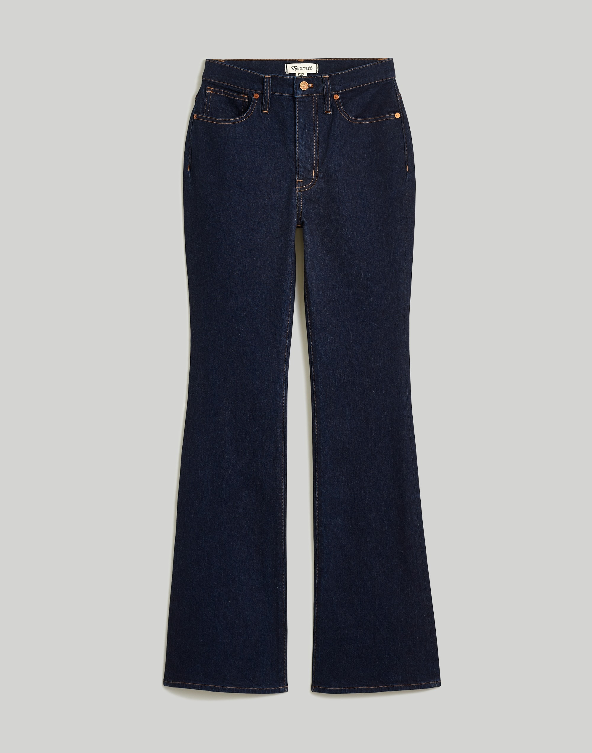Skinny Flare Jeans Rinse Wash
