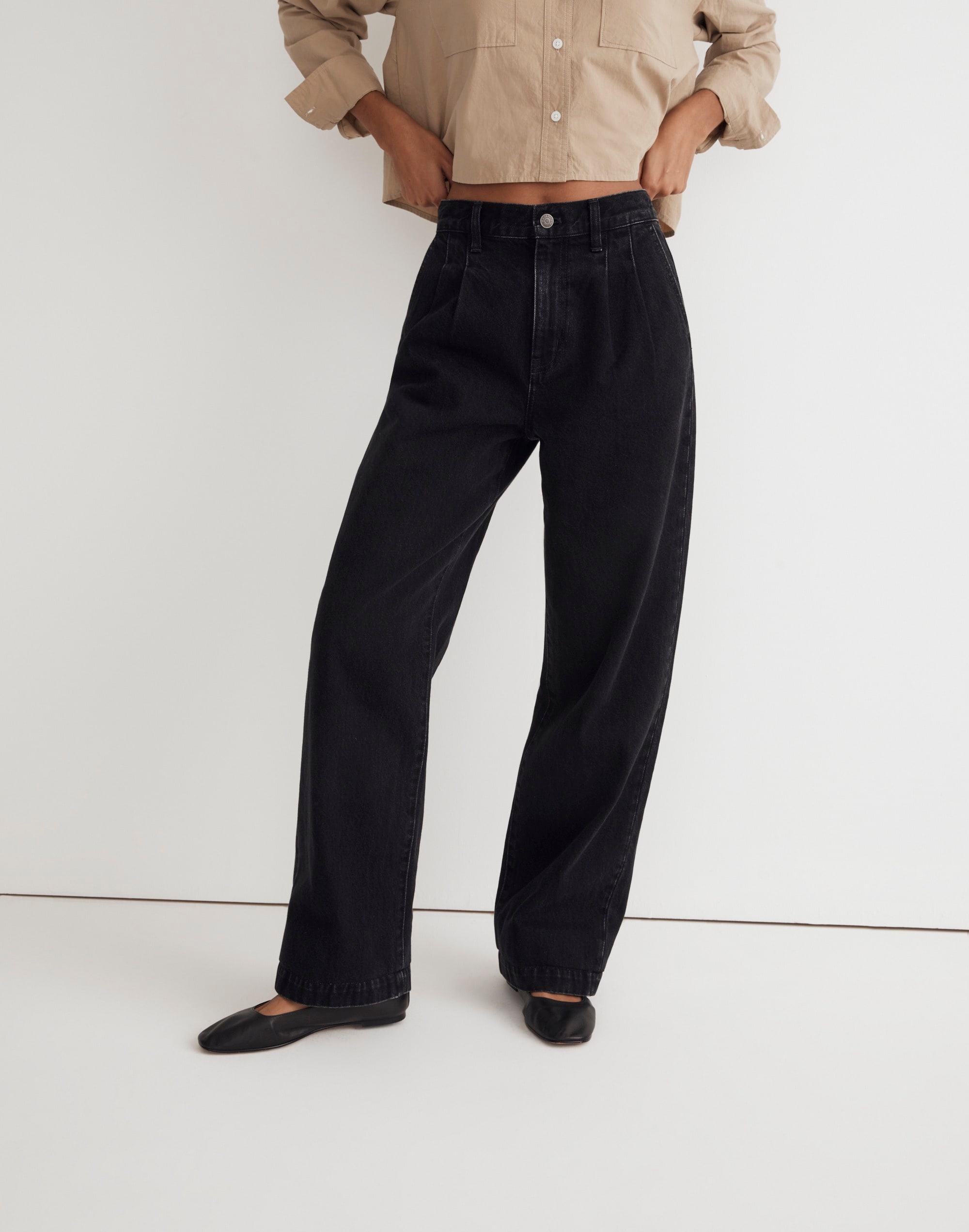 The Harlow Wide-Leg Jean in Norfleet Wash