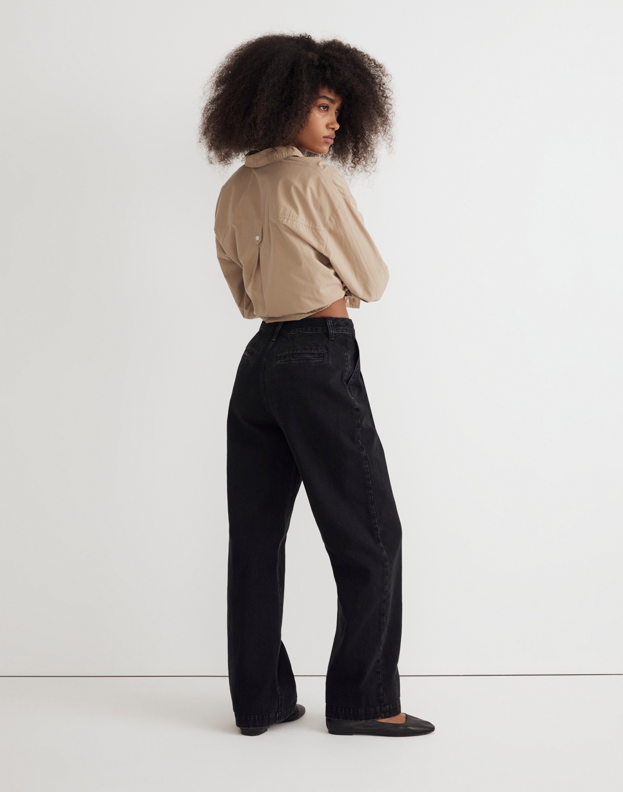 The Harlow Wide-Leg Jean in Norfleet Wash