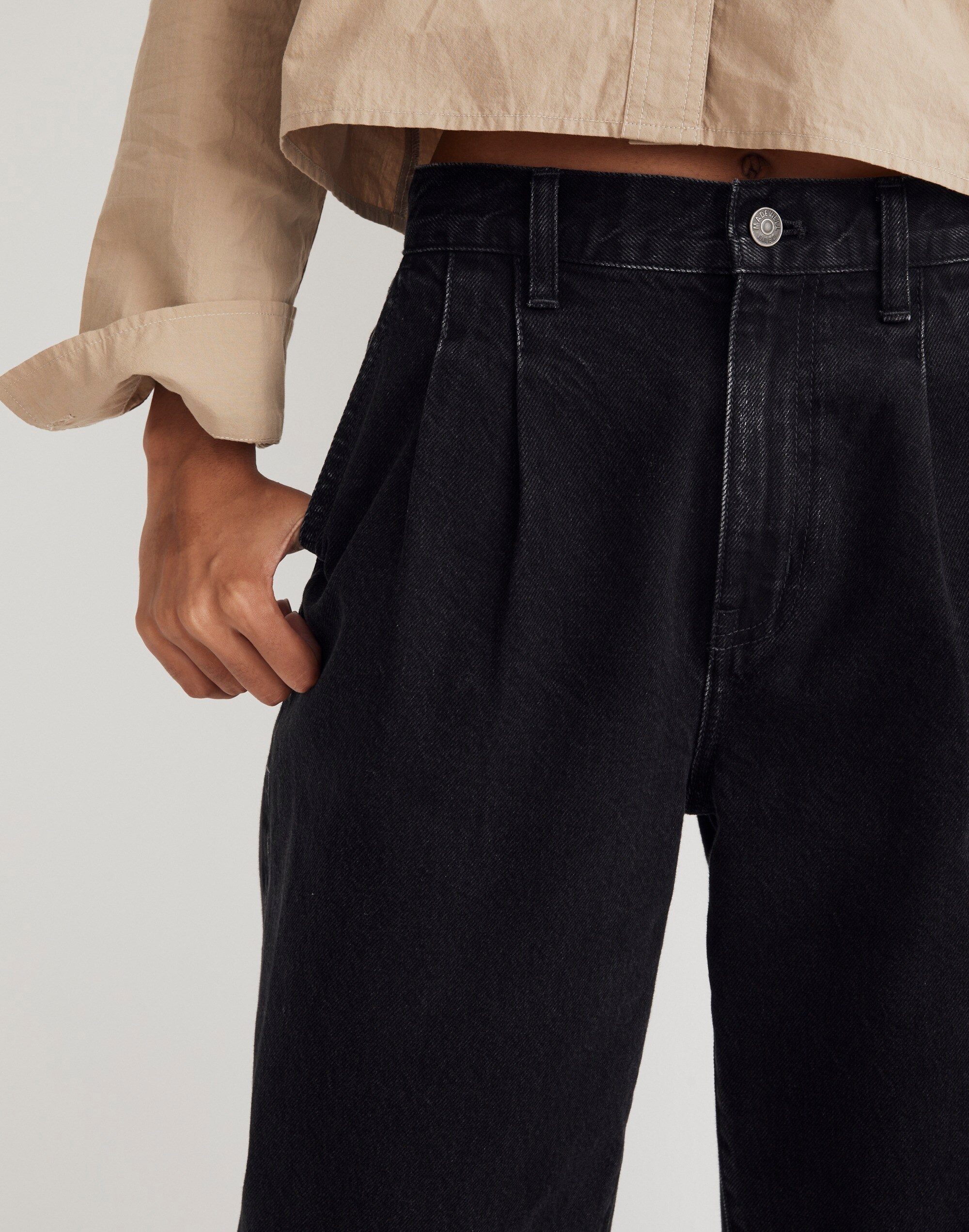 The Harlow Wide-Leg Jean in Norfleet Wash