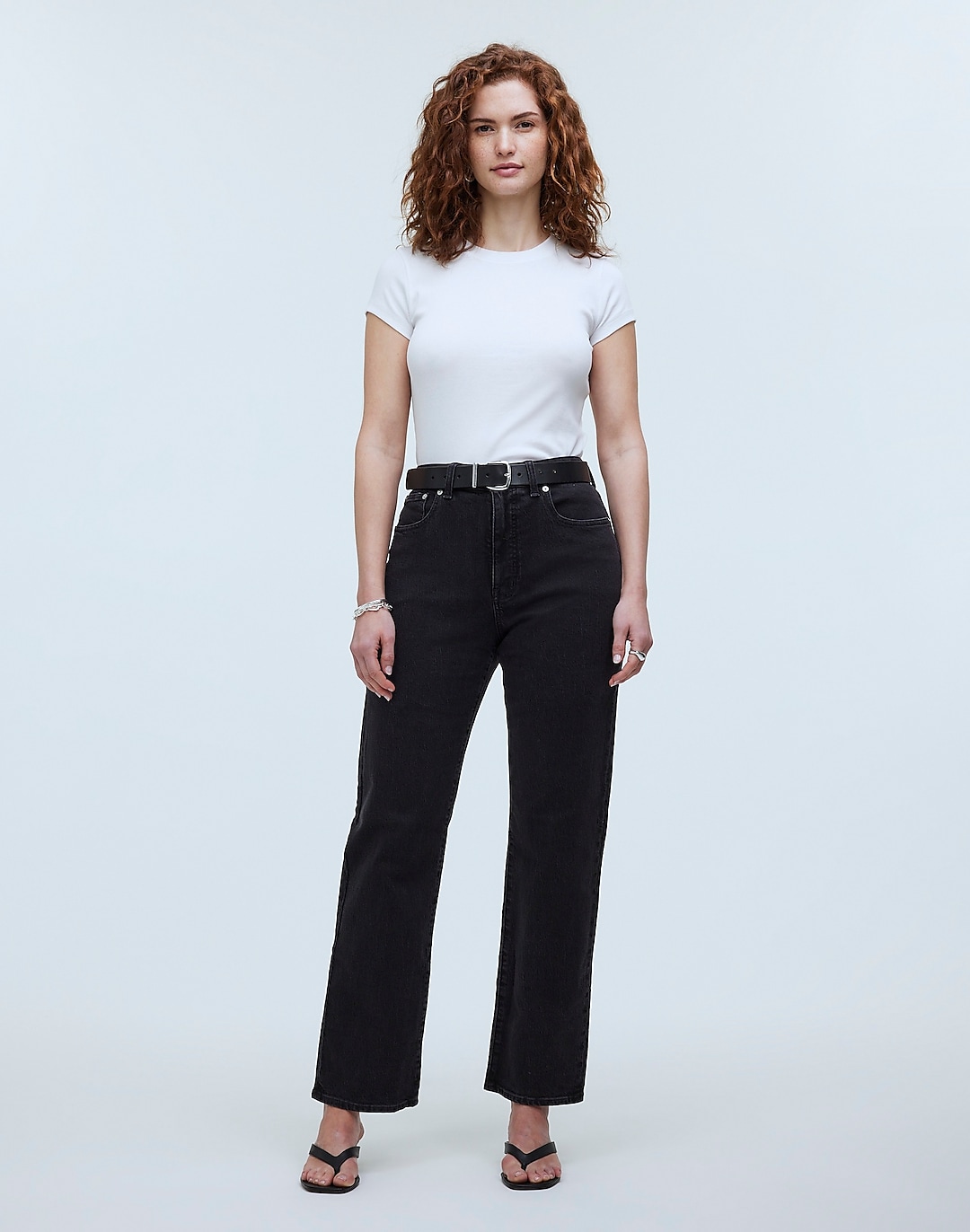 The Tall Curvy '90s Straight Jean in Belmere Wash