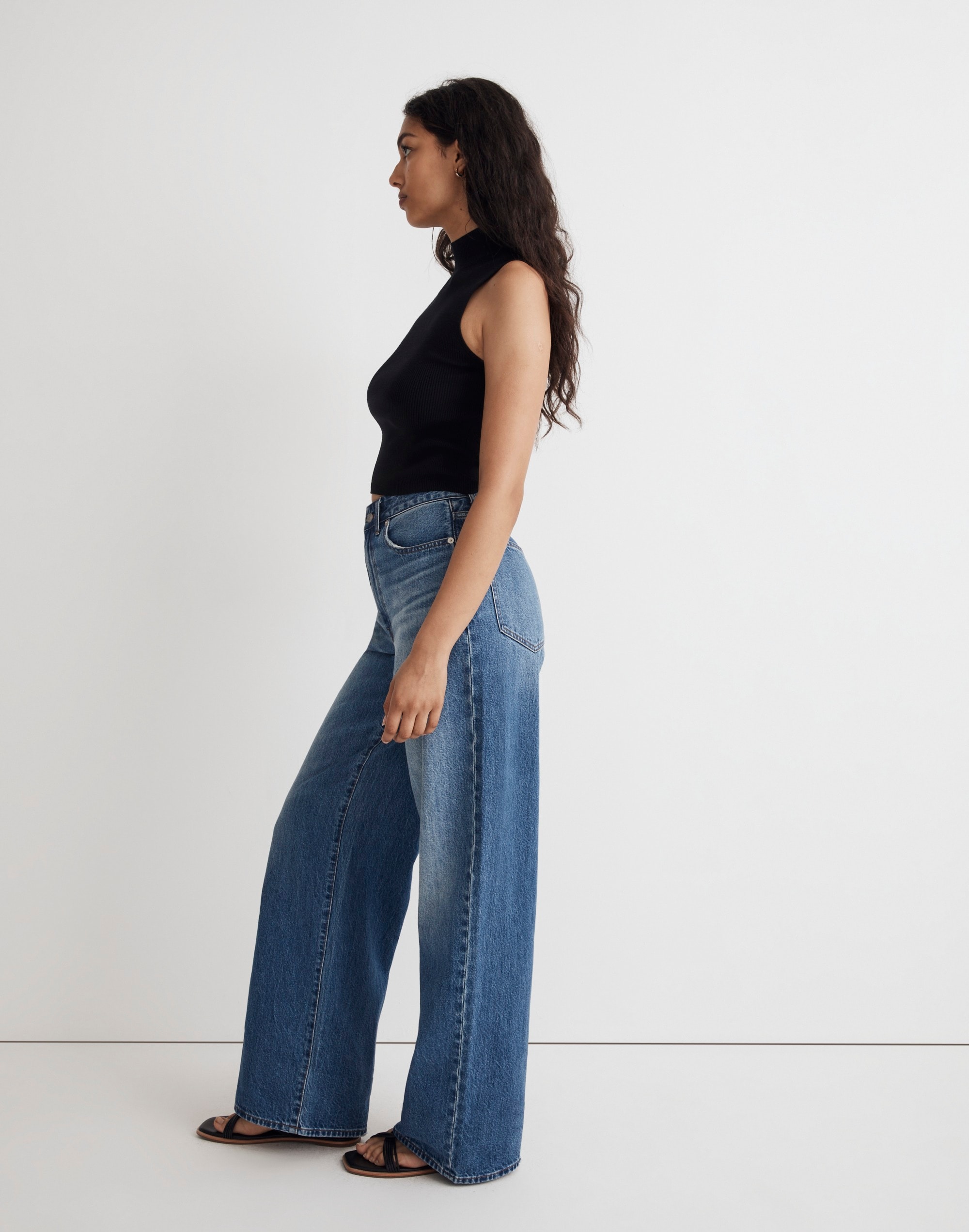 Curvy Superwide-Leg Jeans