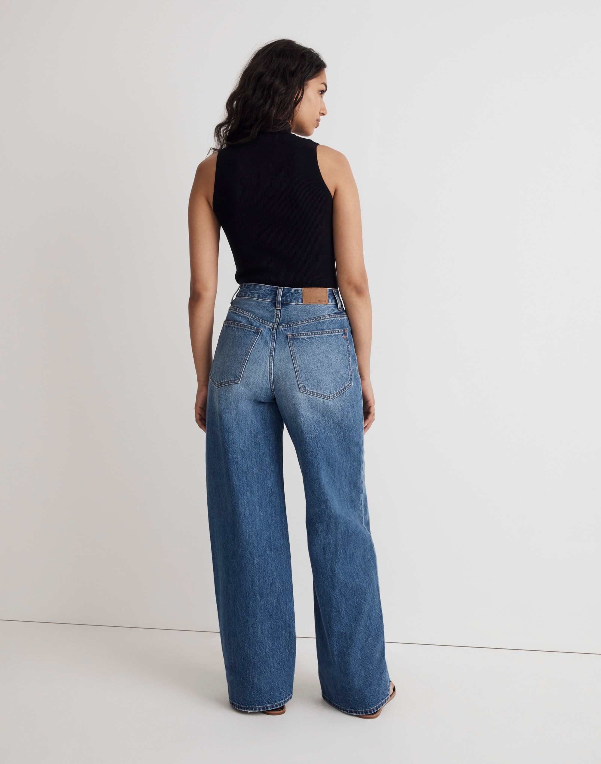 Curvy Superwide-Leg Jeans