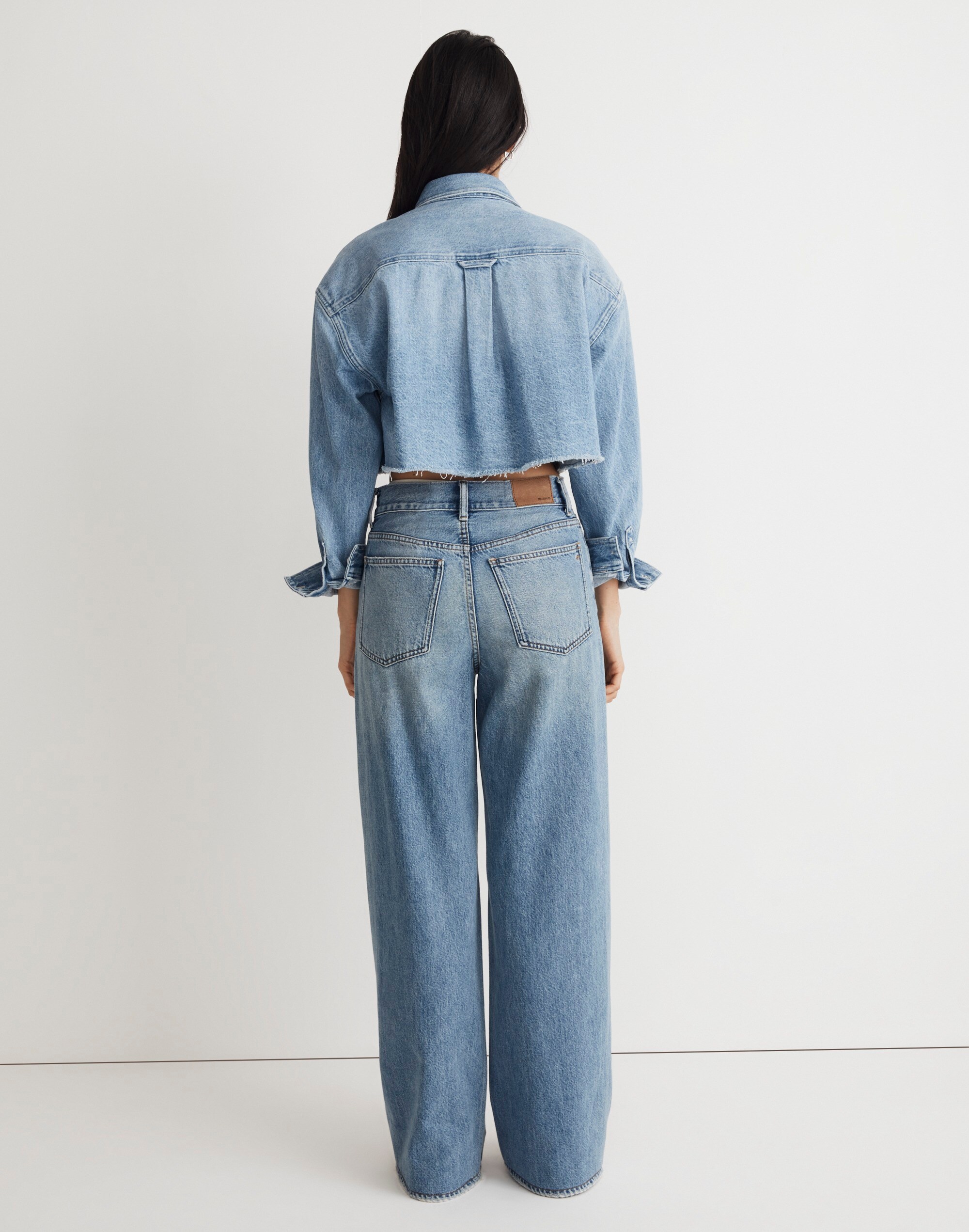 Madewell x Molly Dickson Low-Rise Baggy Wide-Leg Jeans Alternate Image 3