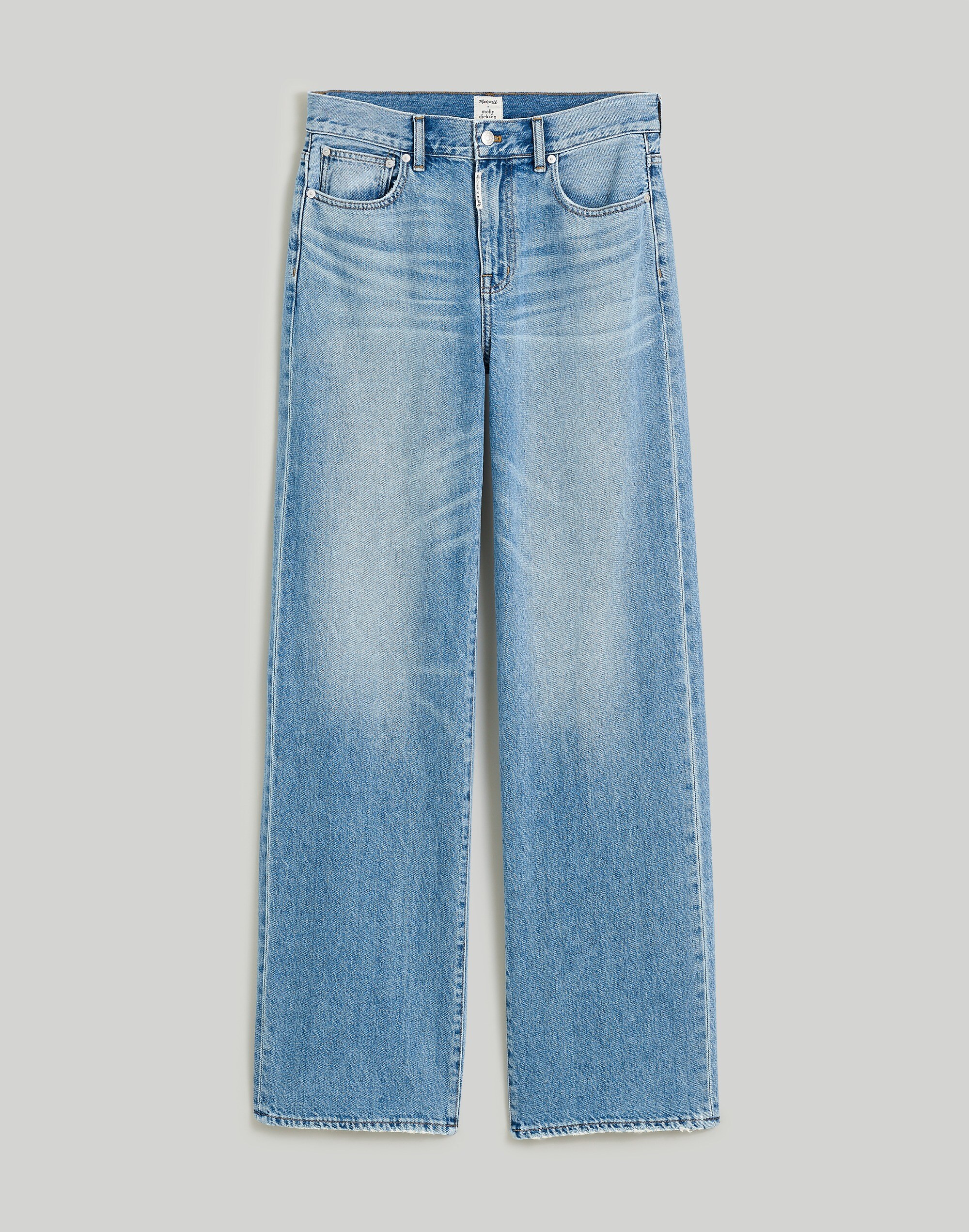 Madewell x Molly Dickson Low-Rise Baggy Wide-Leg Jeans