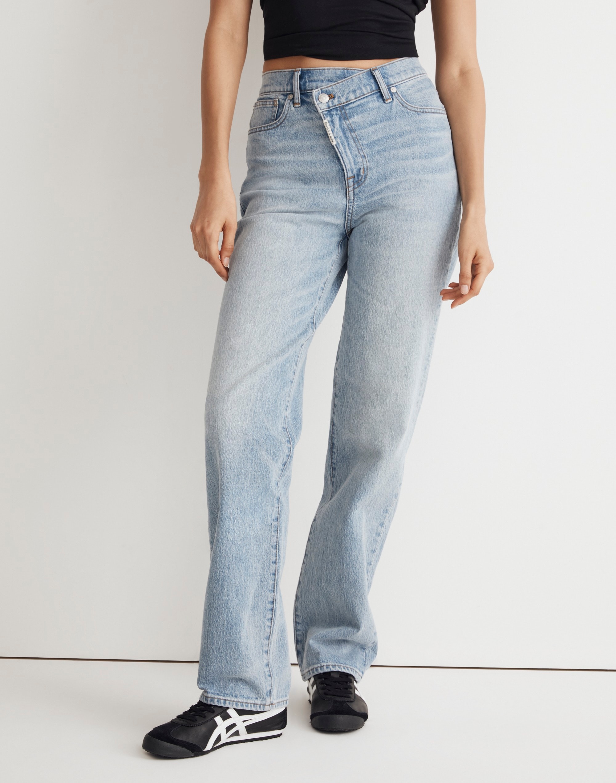 Madewell x Molly Dickson Crossover Baggy Straight Jeans Alternate Image 1