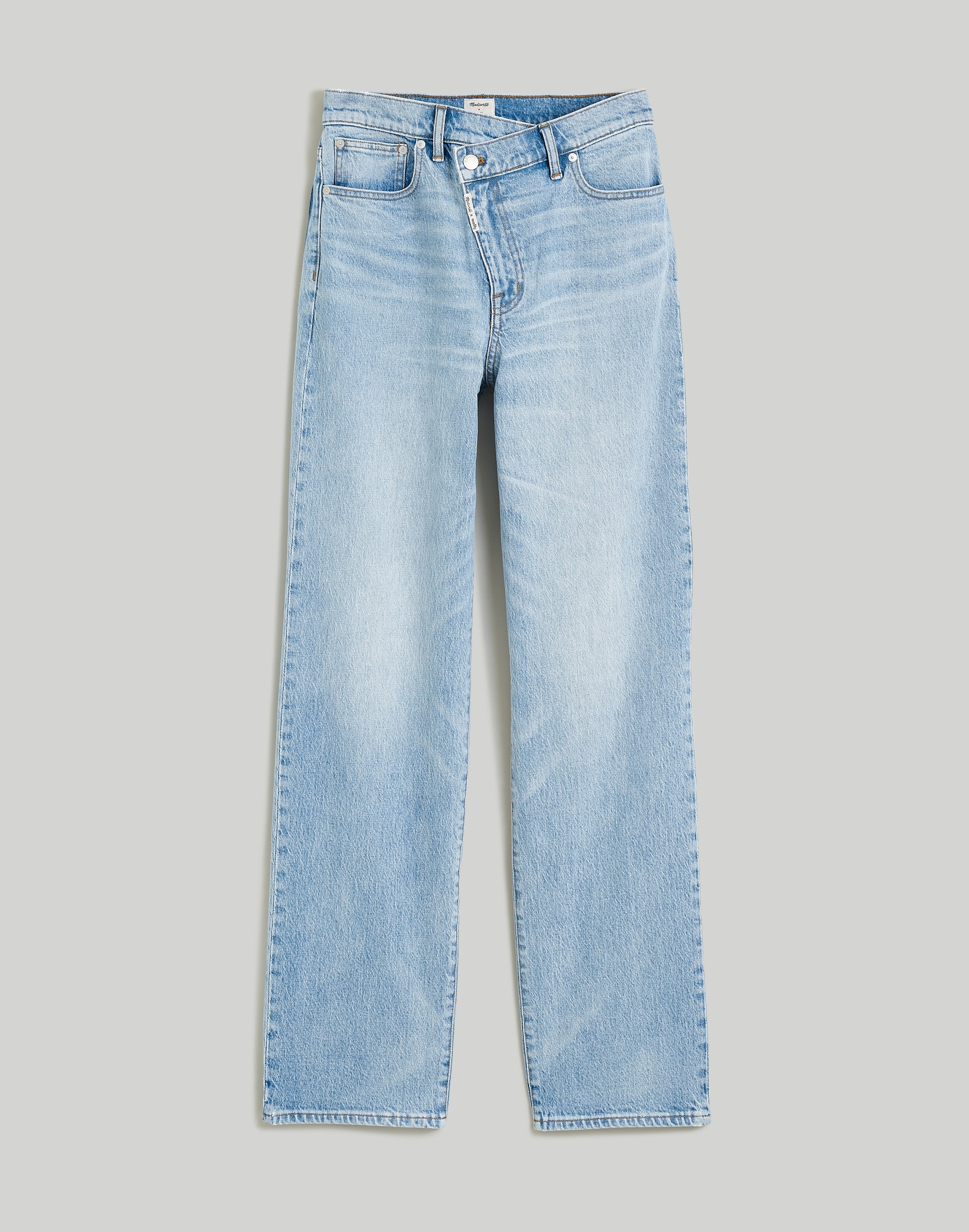 Madewell x Molly Dickson Crossover Baggy Straight Jeans