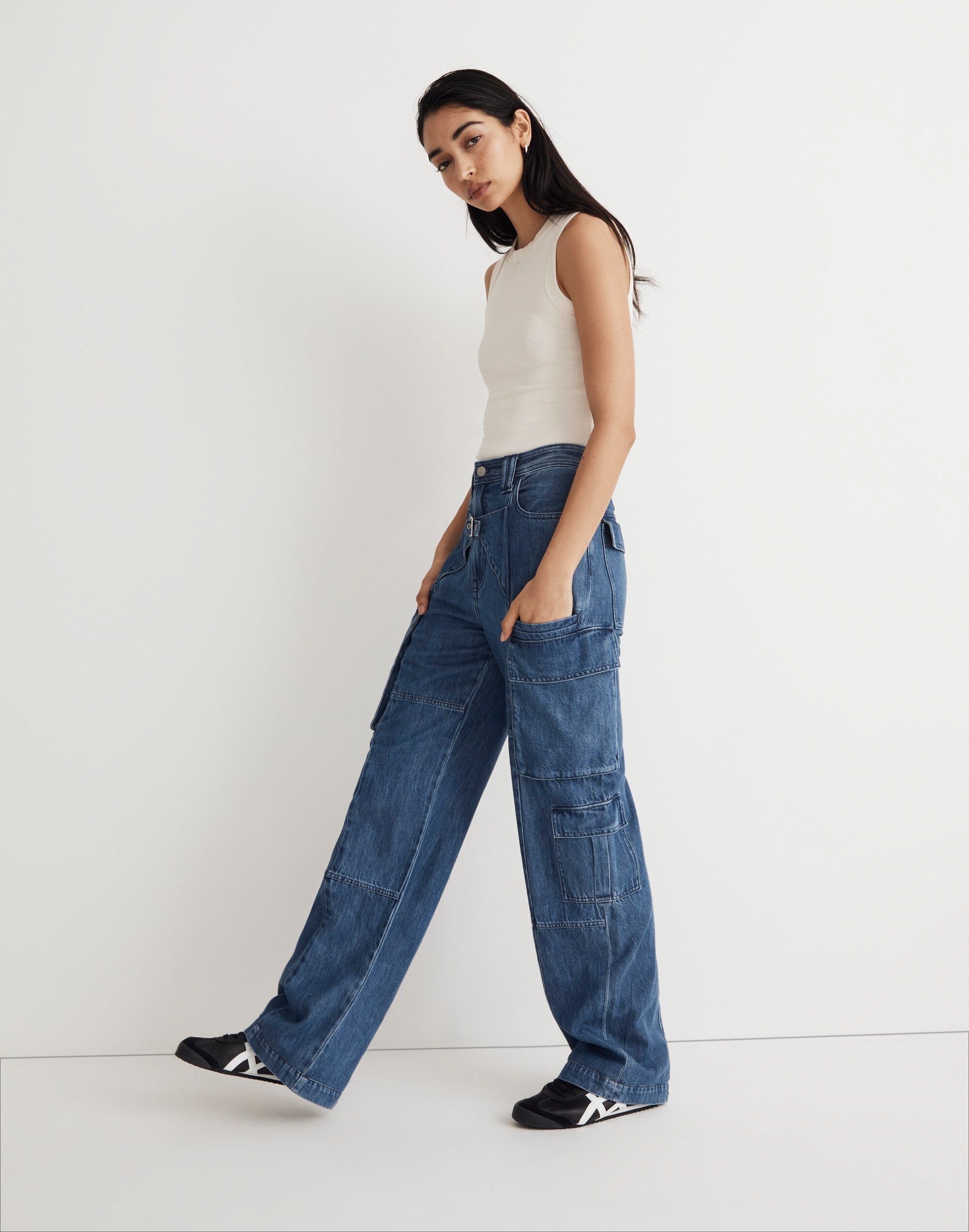 Madewell x Molly Dickson Cargo Jeans Alternate Image 3