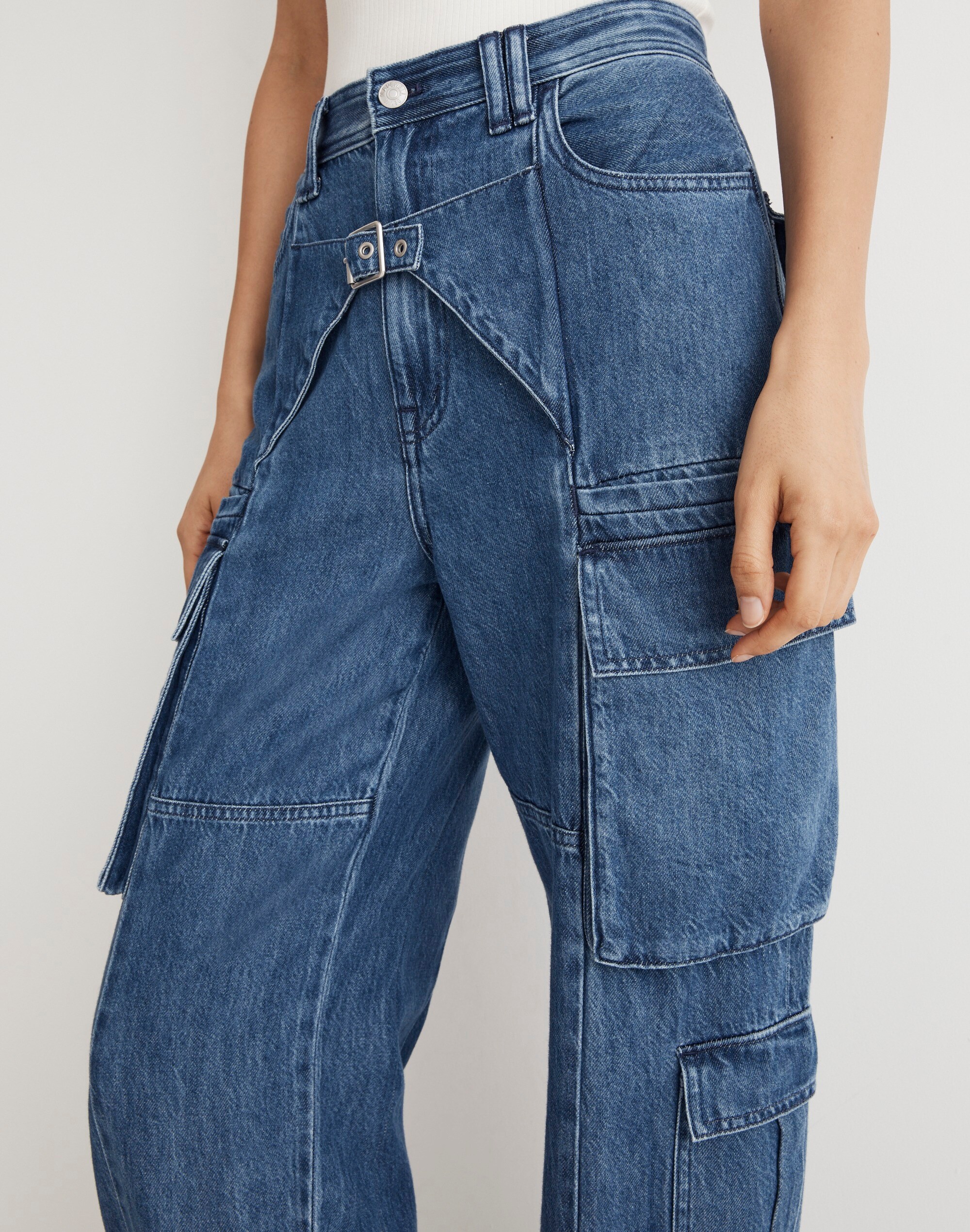 Madewell x Molly Dickson Cargo Jeans Alternate Image 5