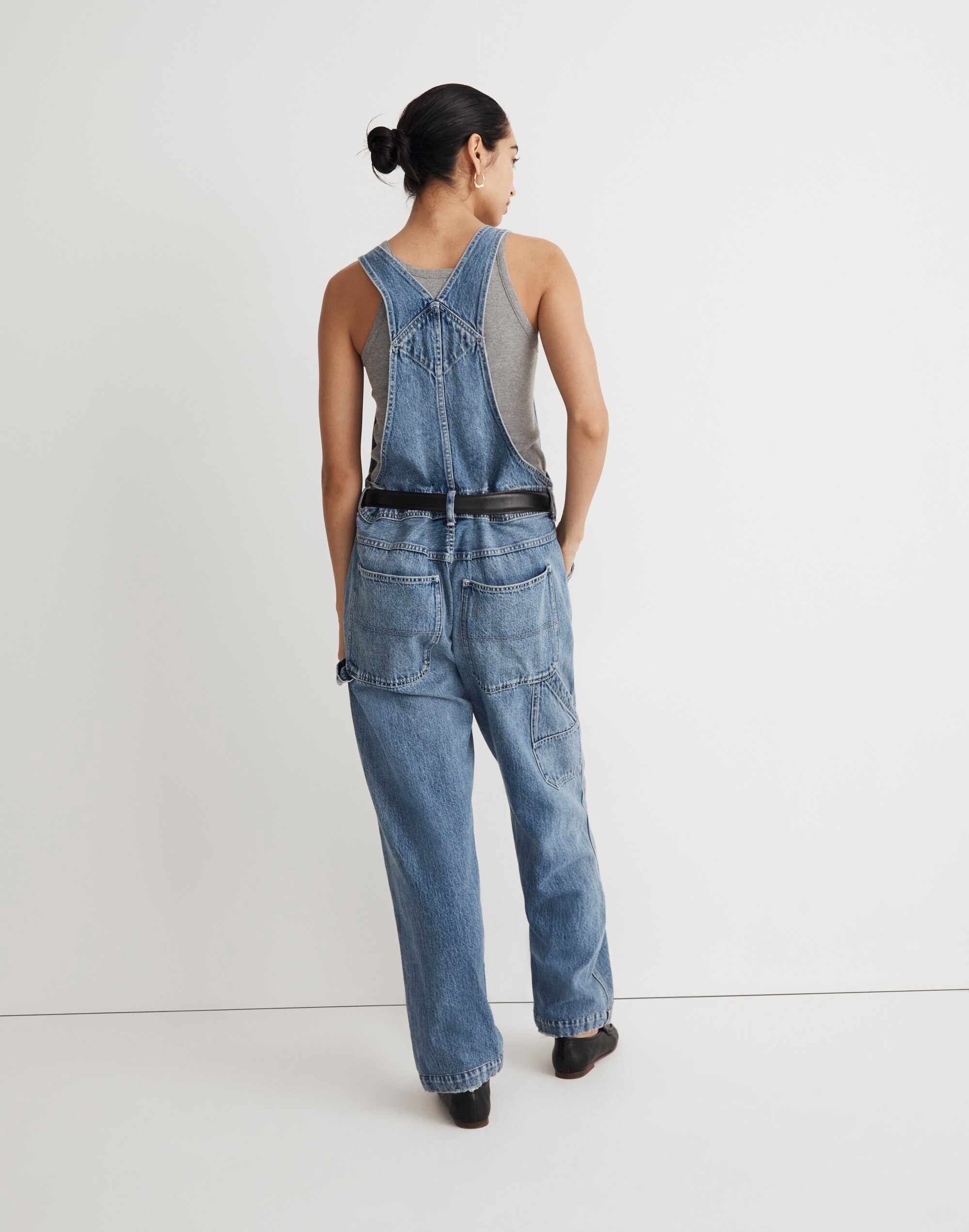 Madewell x Molly Dickson Oversized Overalls Alternate Image 3