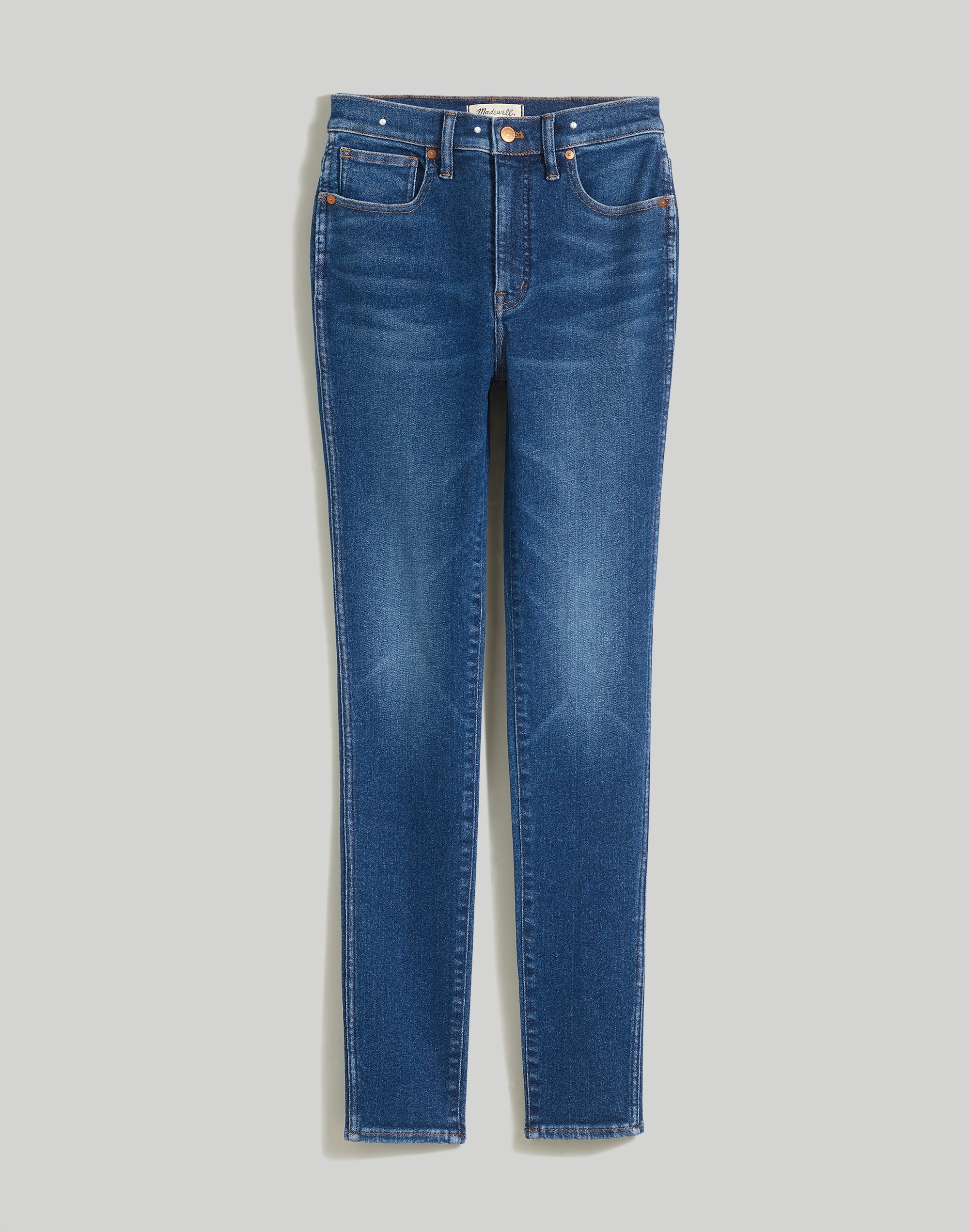 10" High-Rise Skinny Jeans Smithley Wash