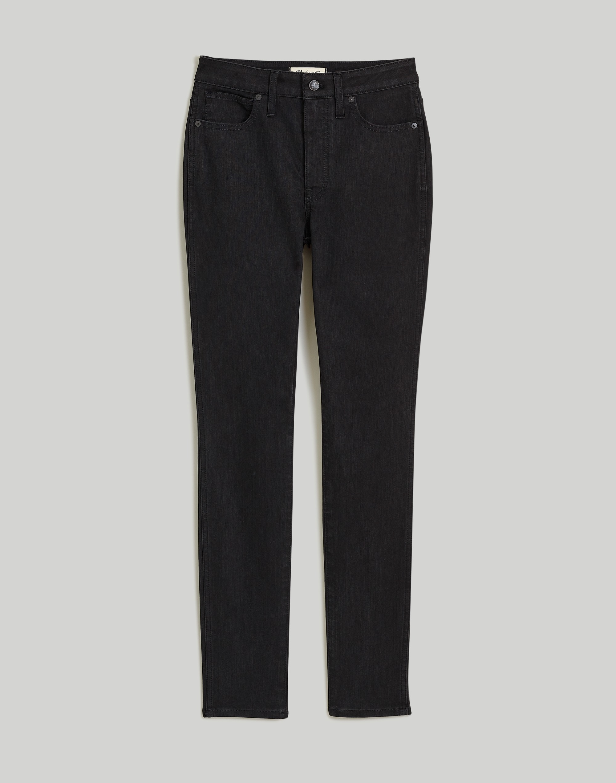Tall Curvy High-Rise Skinny Jeans in Black Frost