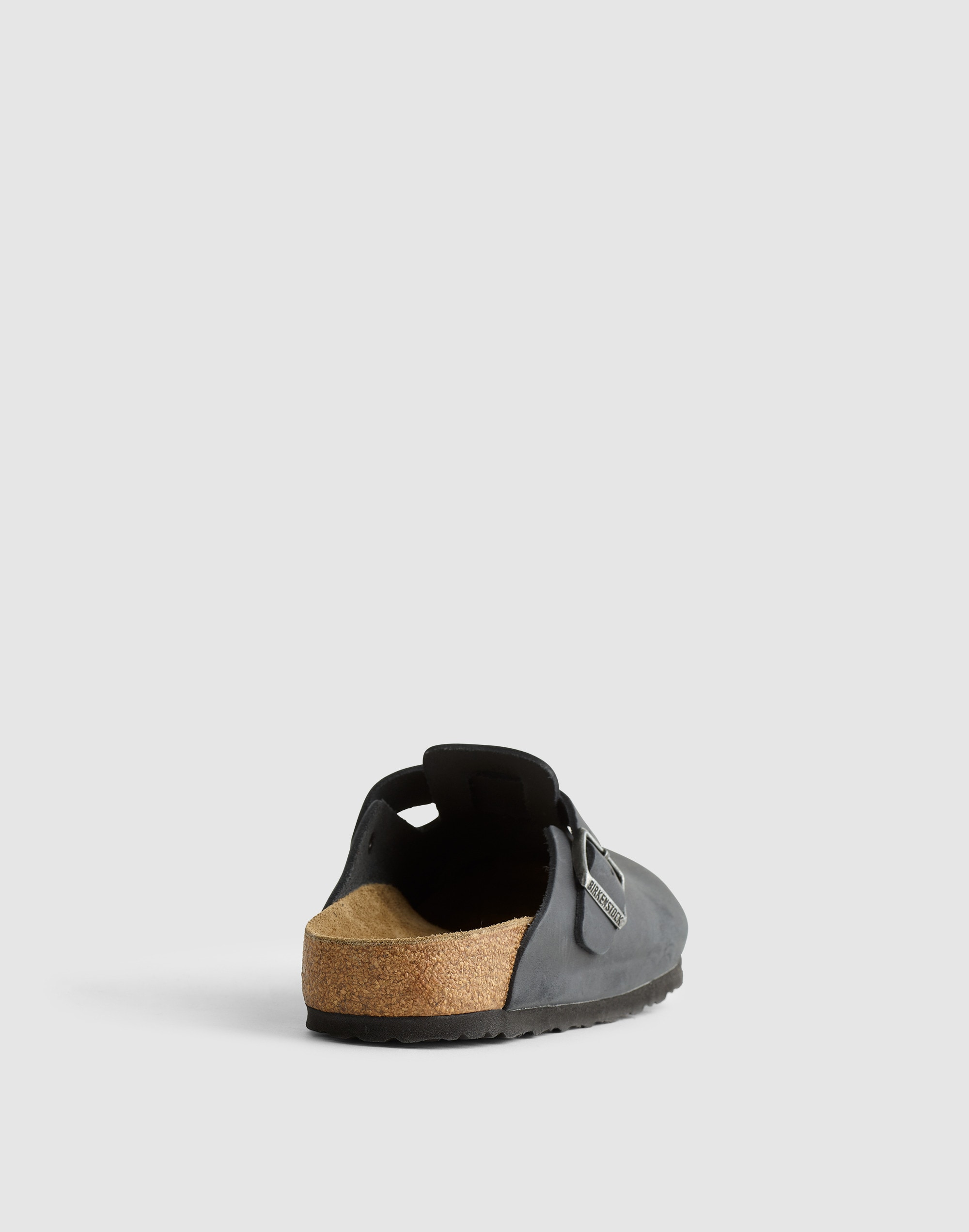 Birkenstock&reg; Boston Textured Leather Soft Footbed Clogs