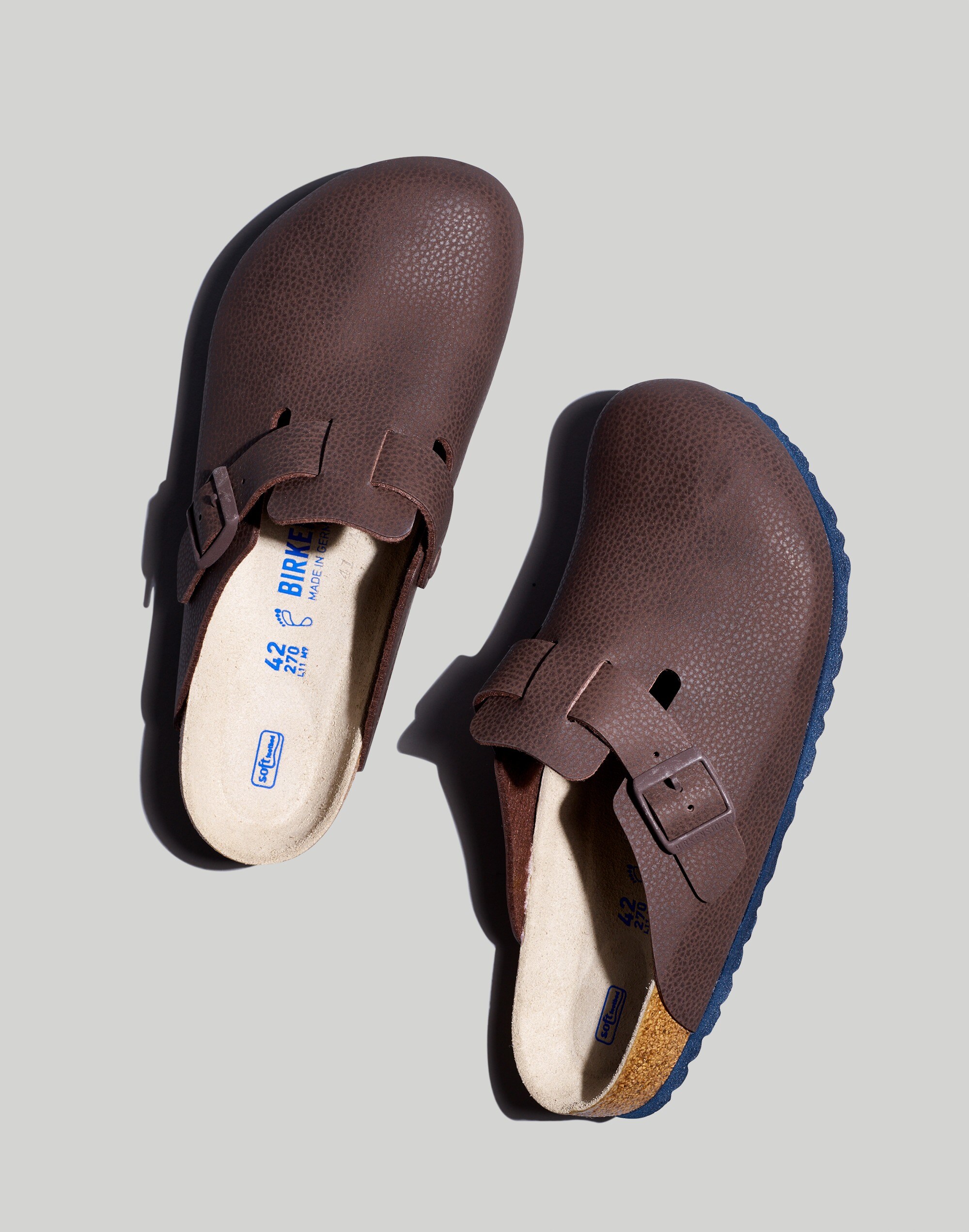 Birkenstock&reg; Boston Suede Soft Footbed Clogs