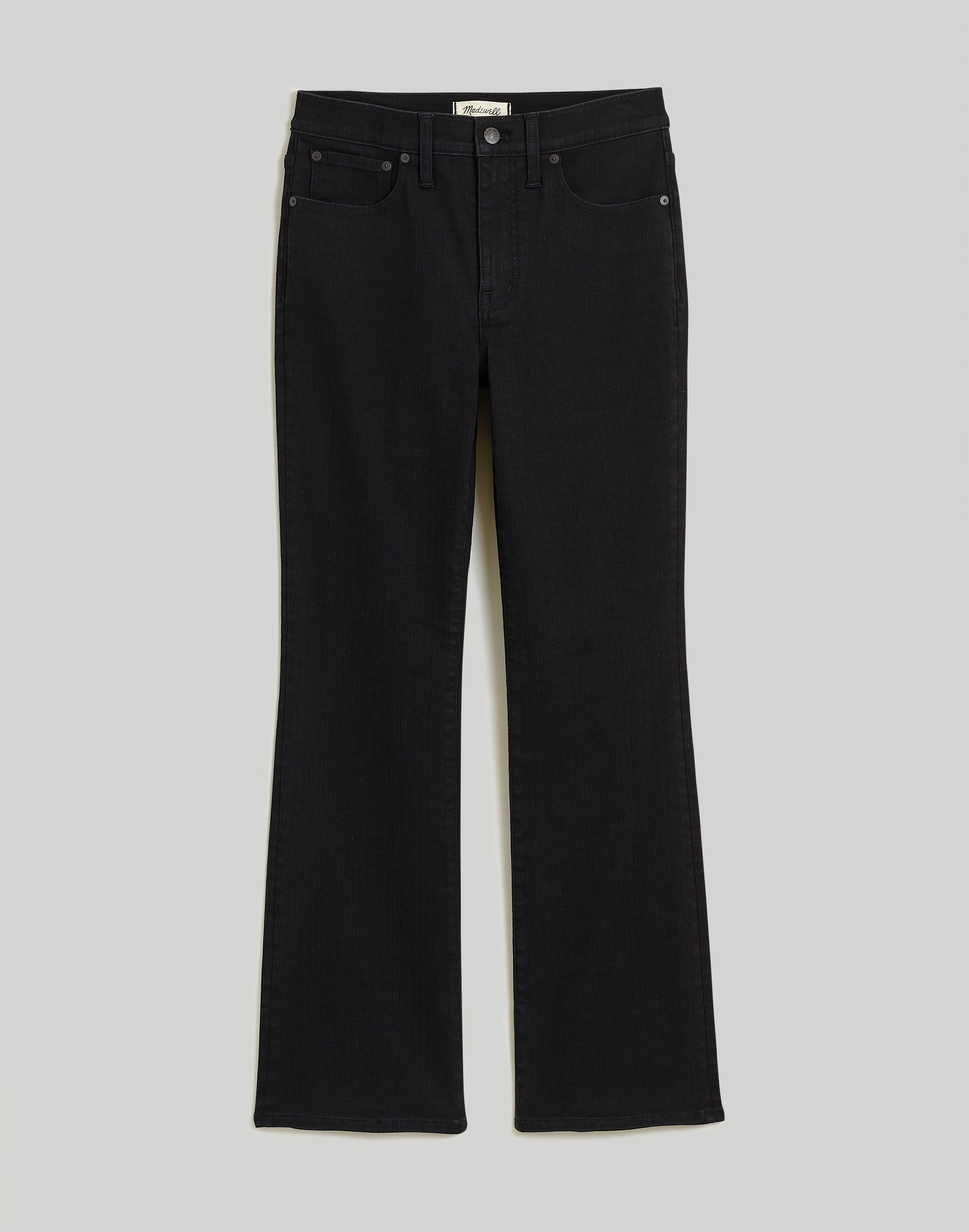 Tall Kick Out Crop Jeans in Black Rinse Wash