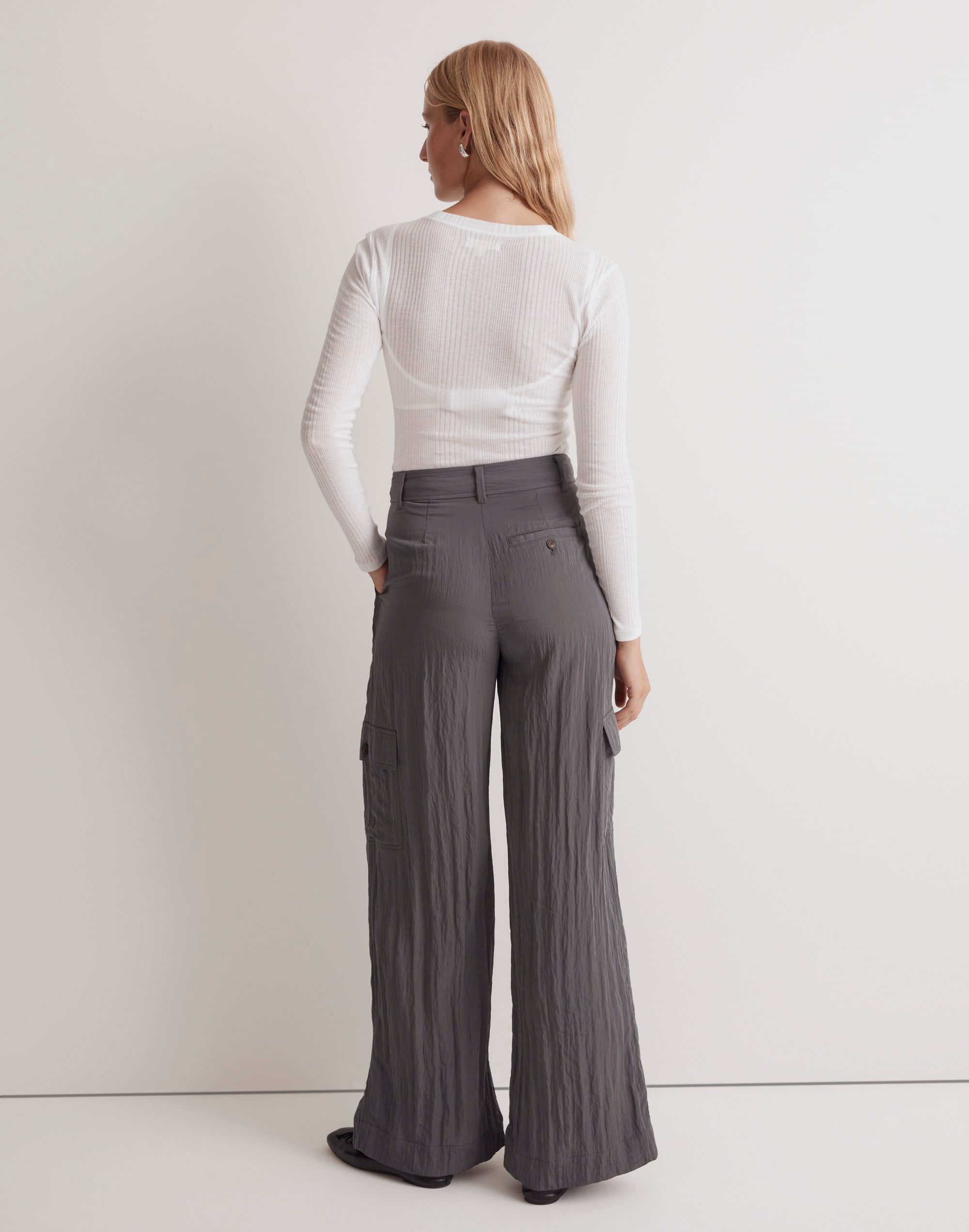 The Tall Harlow Wide-Leg Cargo Pant