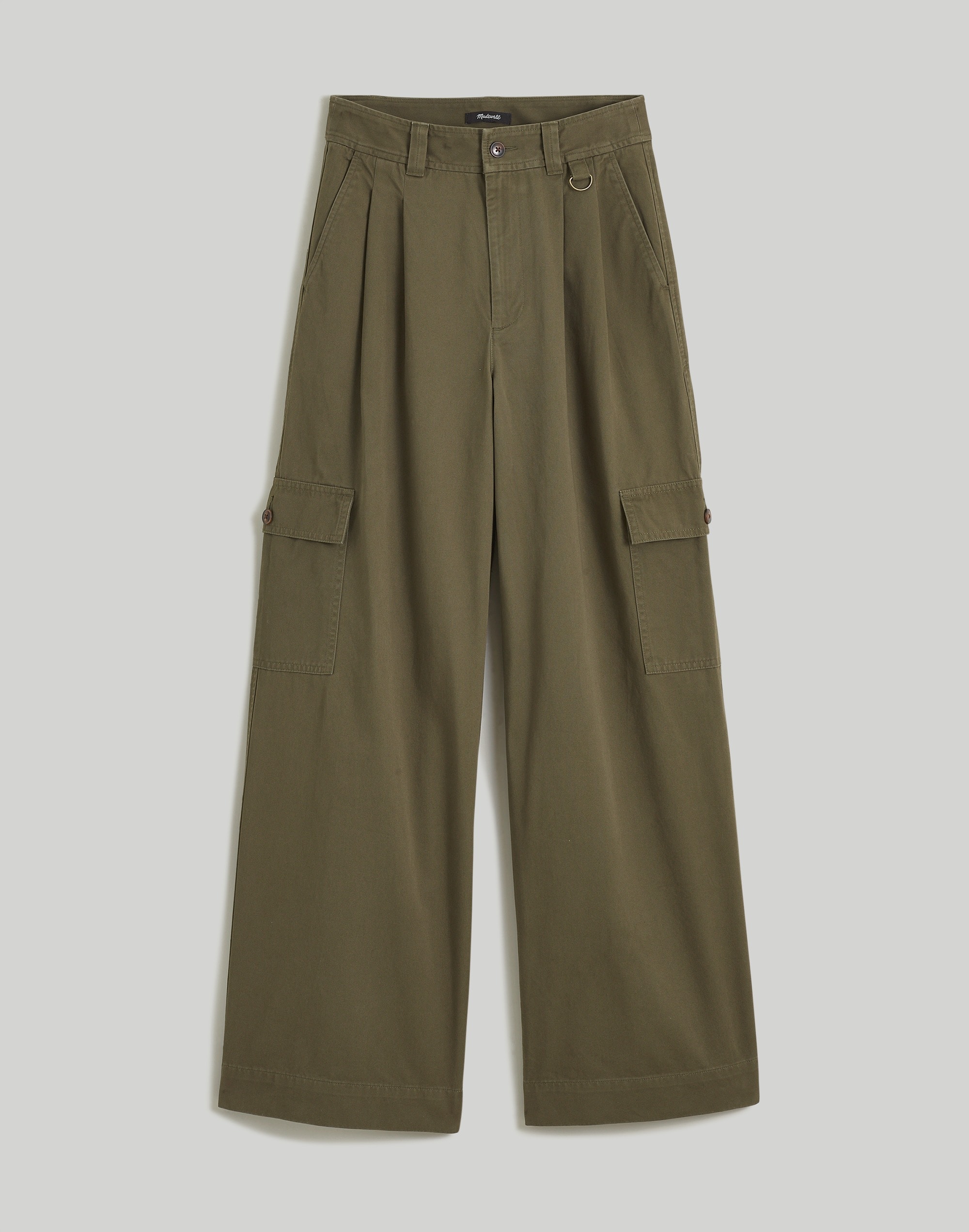 The Harlow Wide-Leg Cargo Pant in (Re)generative Chino