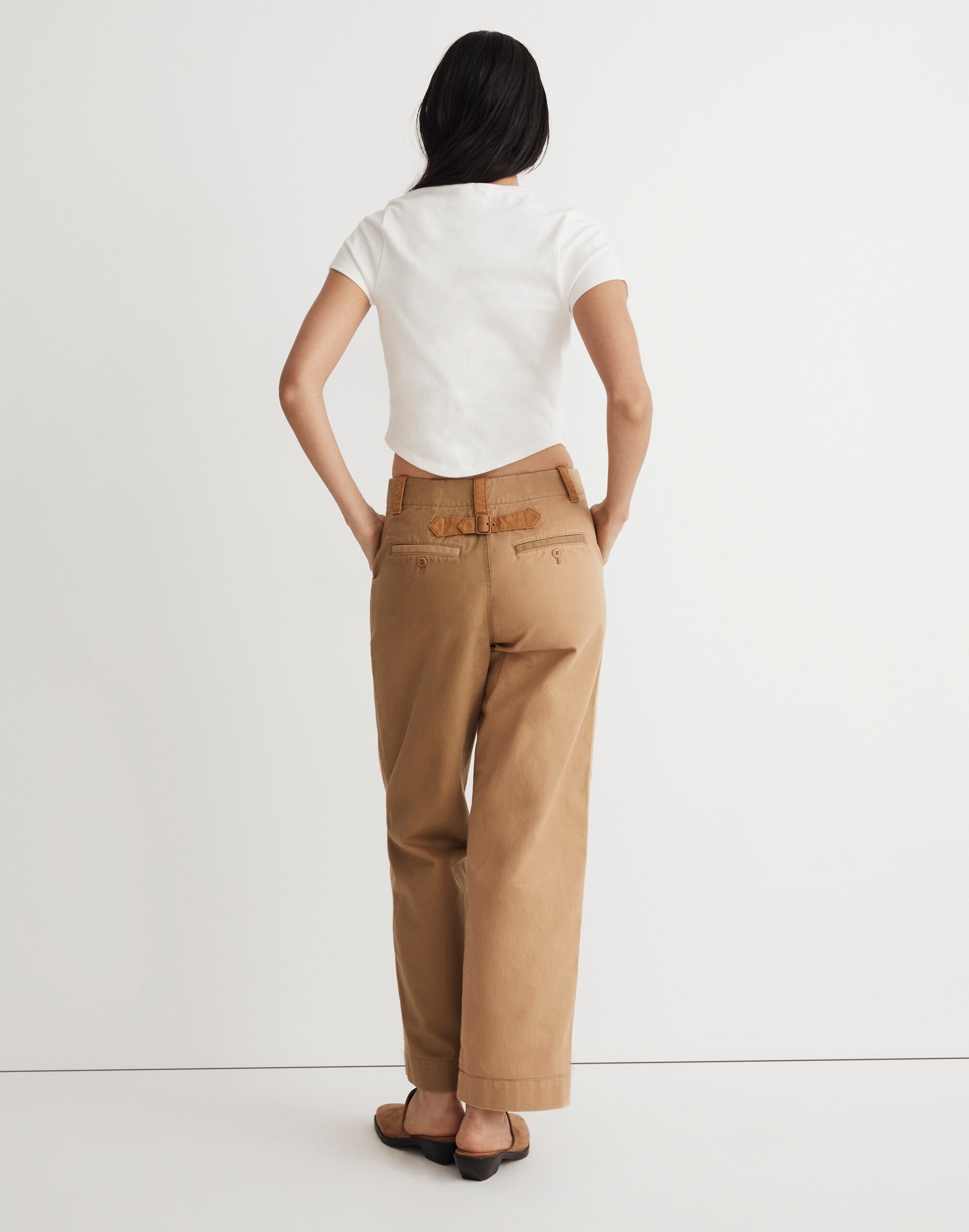 Colorblock Relaxed Pants in (Re)generative Chino