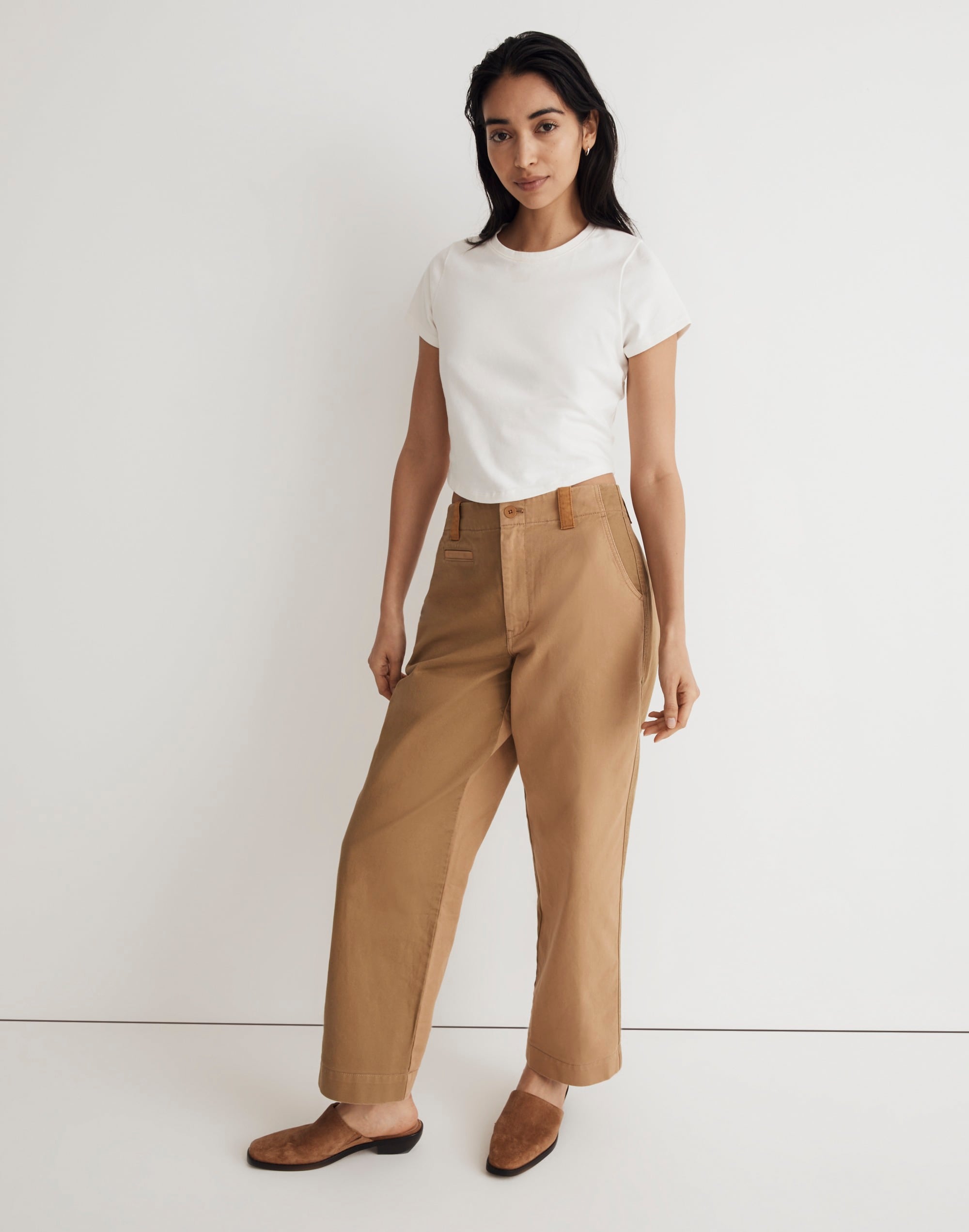 colorblock relaxed pants in (re)generative chino