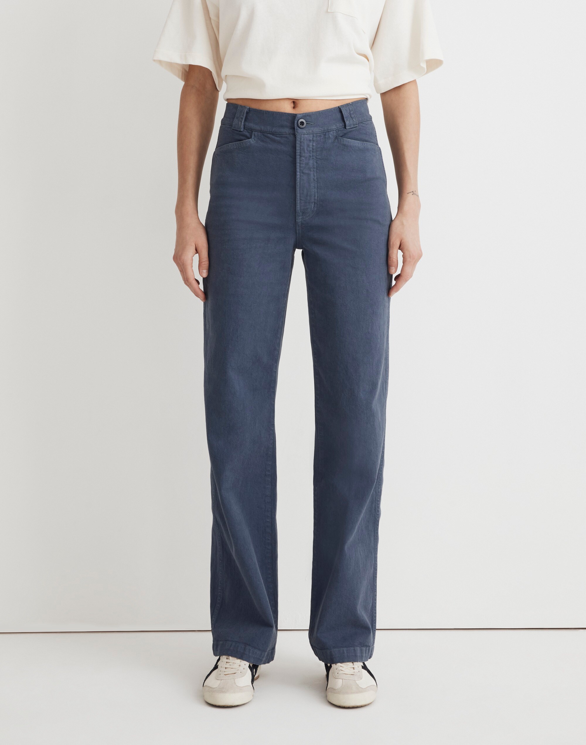The Emmett Wide-Leg Pant: Garment Dyed Edition