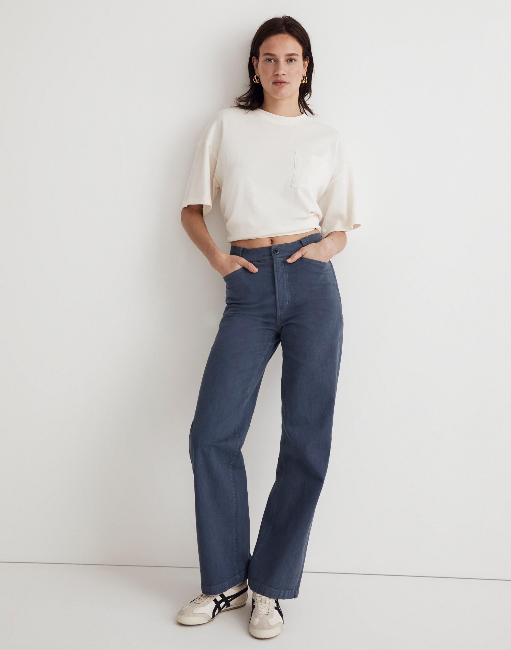 The Emmett Wide-Leg Pant: Garment Dyed Edition